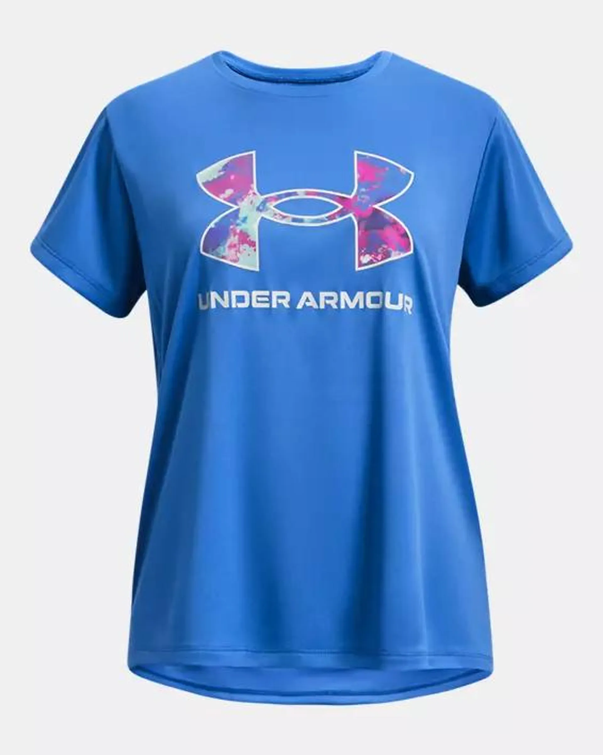 Girls' UA Tech™ Big Logo Short Sleeve (Extended Size)