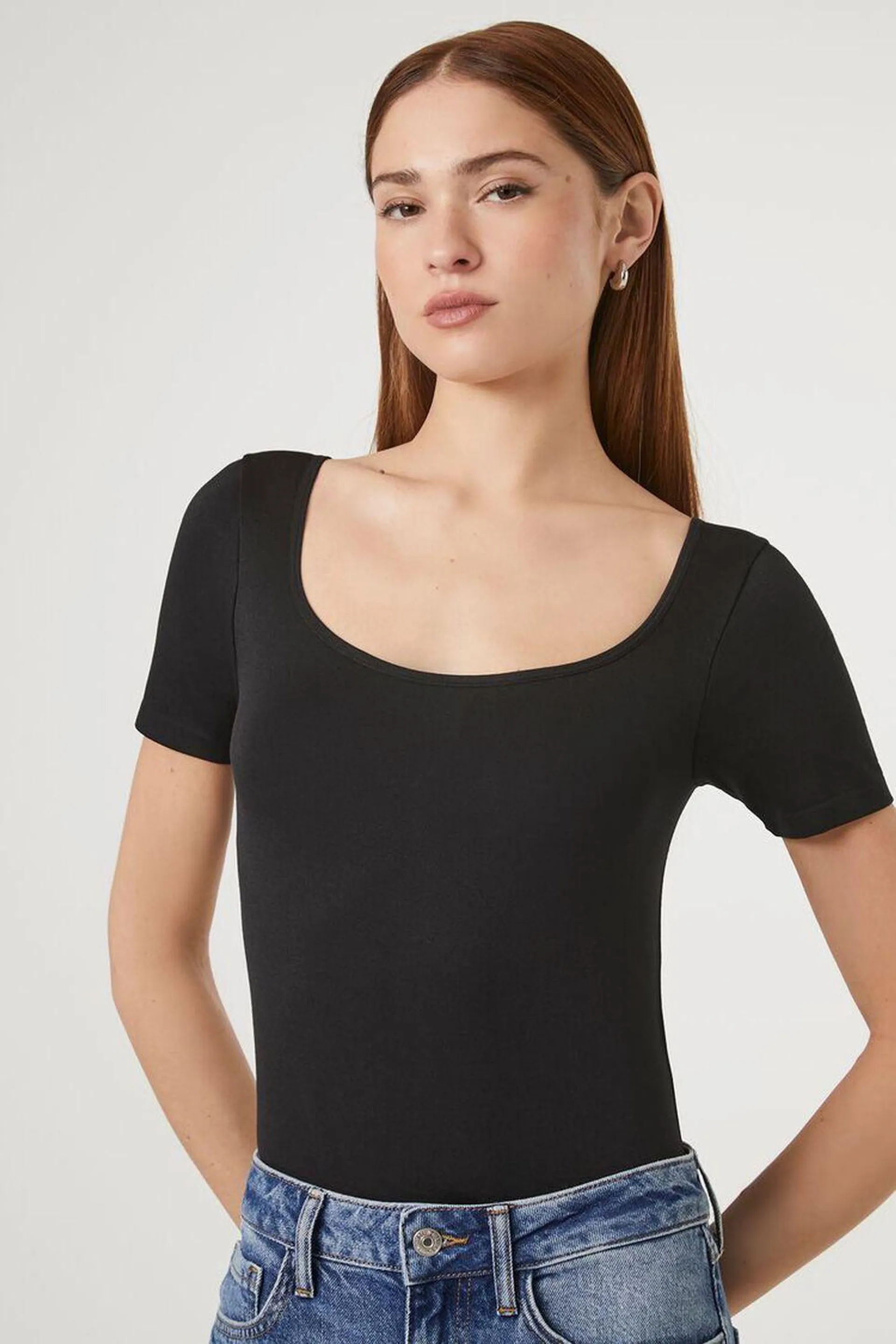 Fitted Seamless Tee Bodysuit