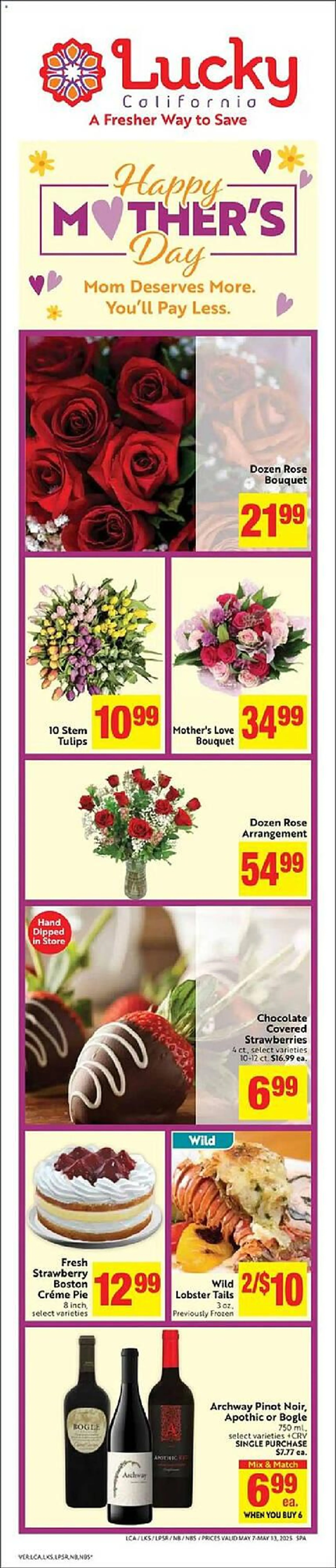 Lucky Supermarkets Weekly Ad - 1