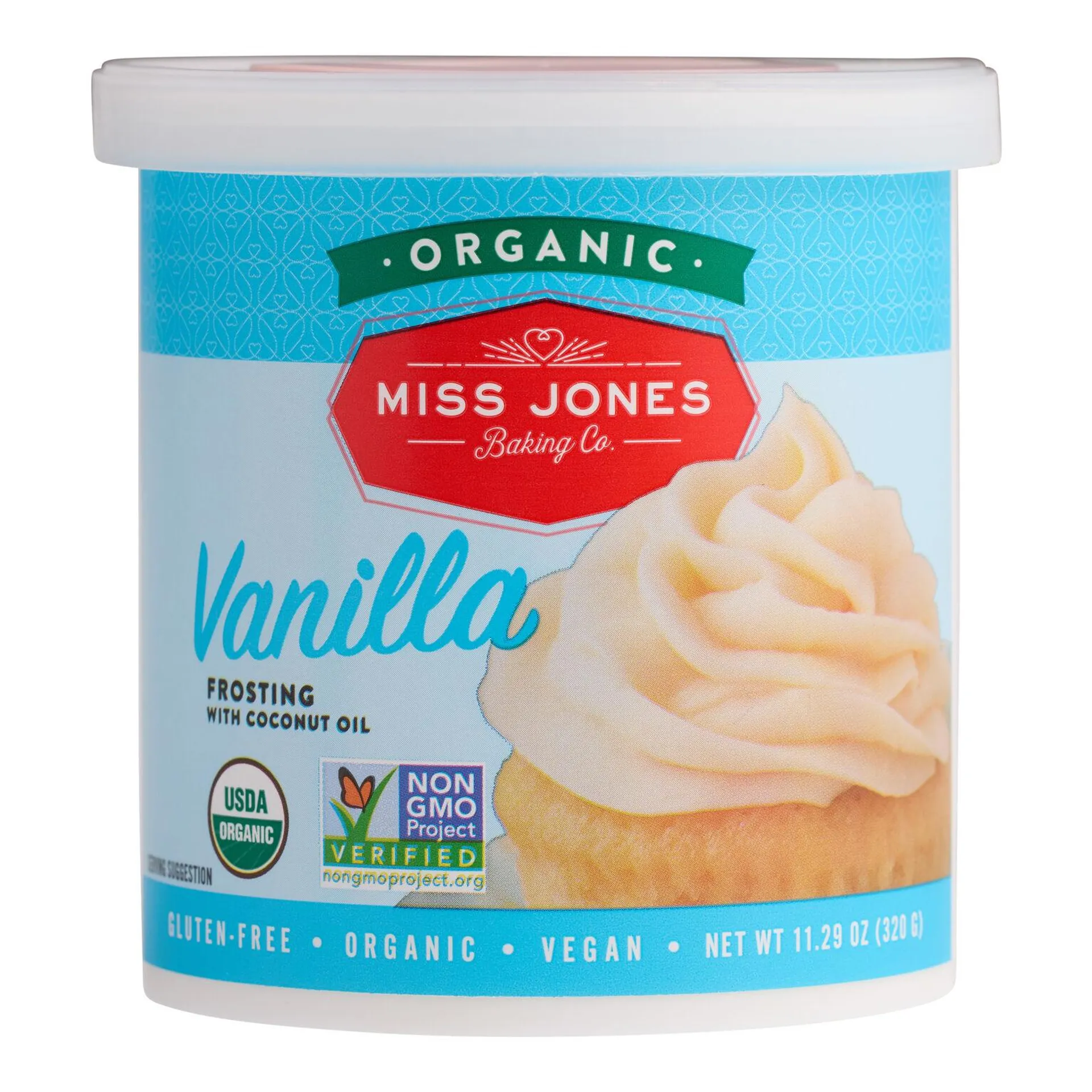 Miss Jones Organic Vanilla Frosting