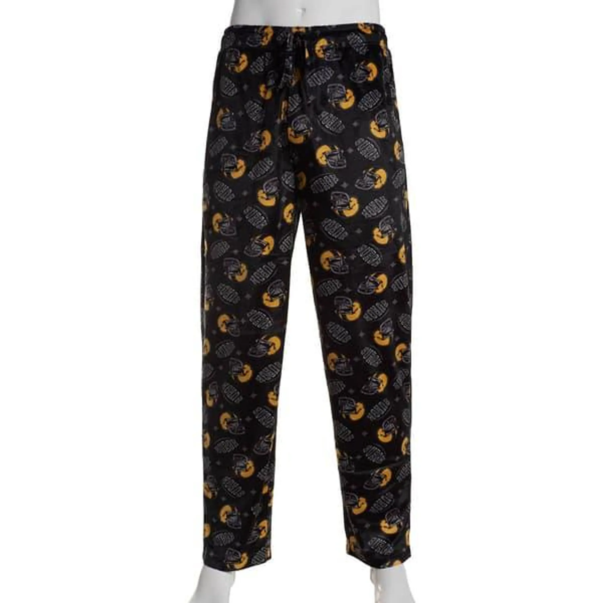 Mens Starting Point Pittsburgh Football Lounge Pajama Pants-Black