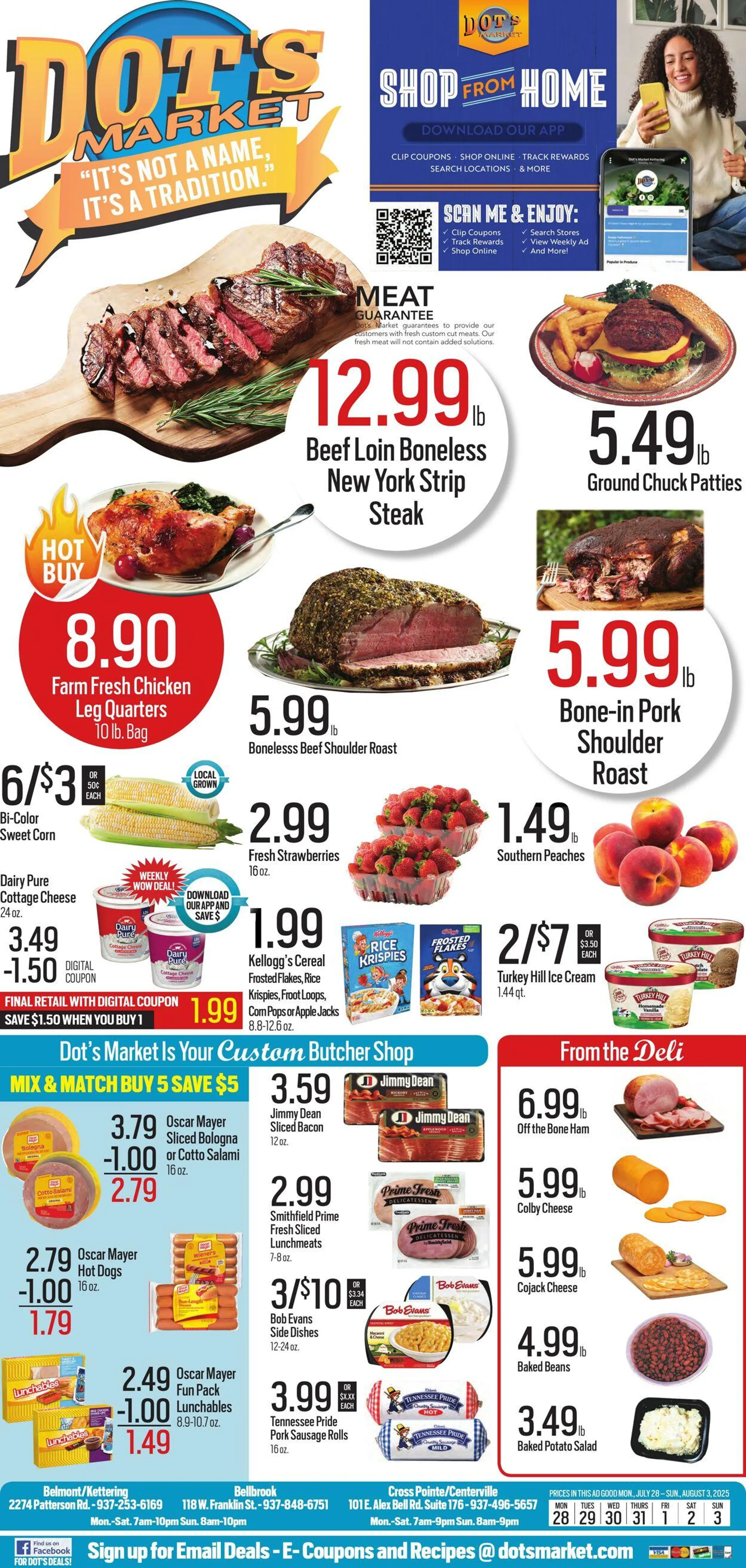 Weekly ad Dot's Market from July 28 to August 4 2025 - Page 1