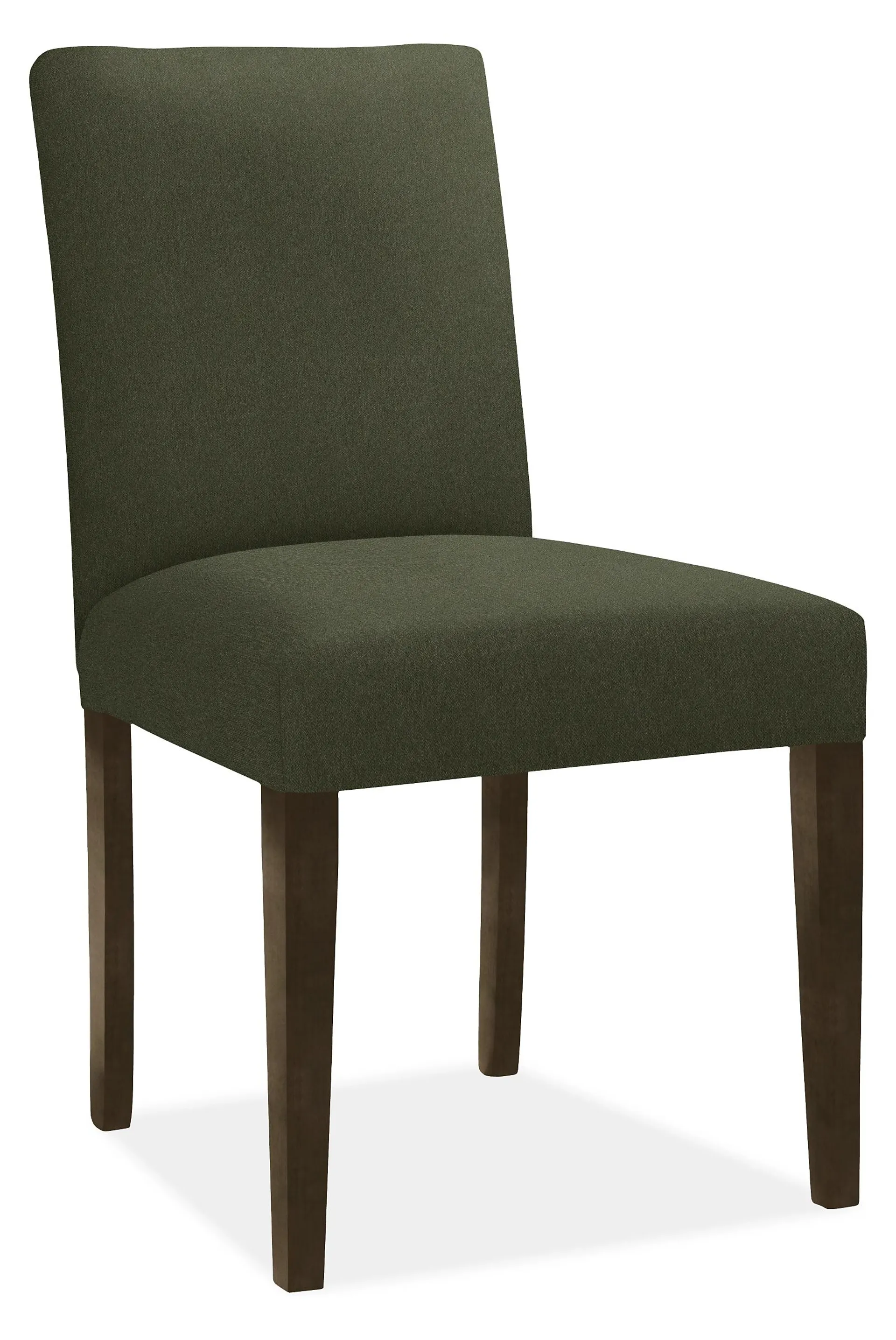 Peyton Side Chair in Flint Olive with Charcoal Legs