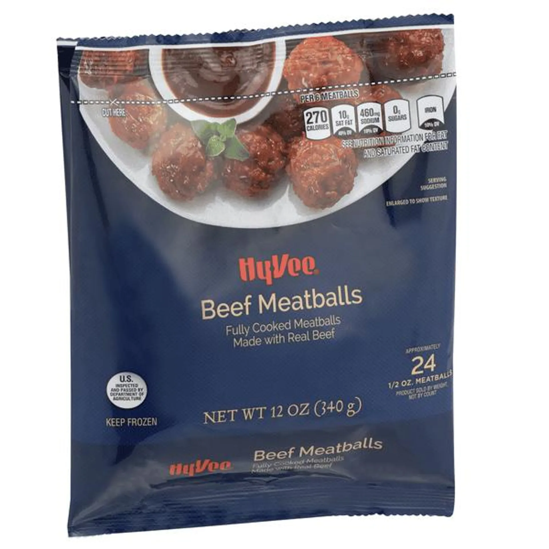 Hy-Vee Beef Meatballs