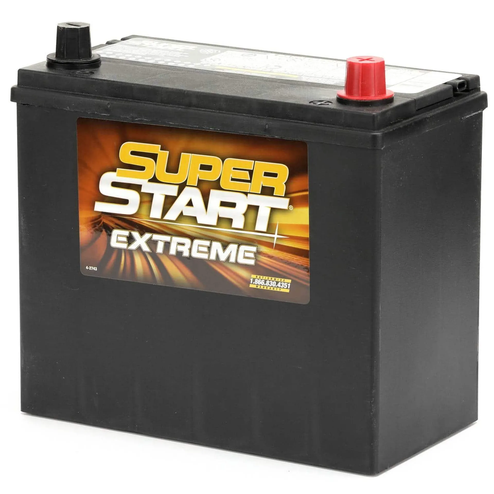 Super Start Extreme Standard Flooded Top Post Battery Group Size 51R - 51REXT