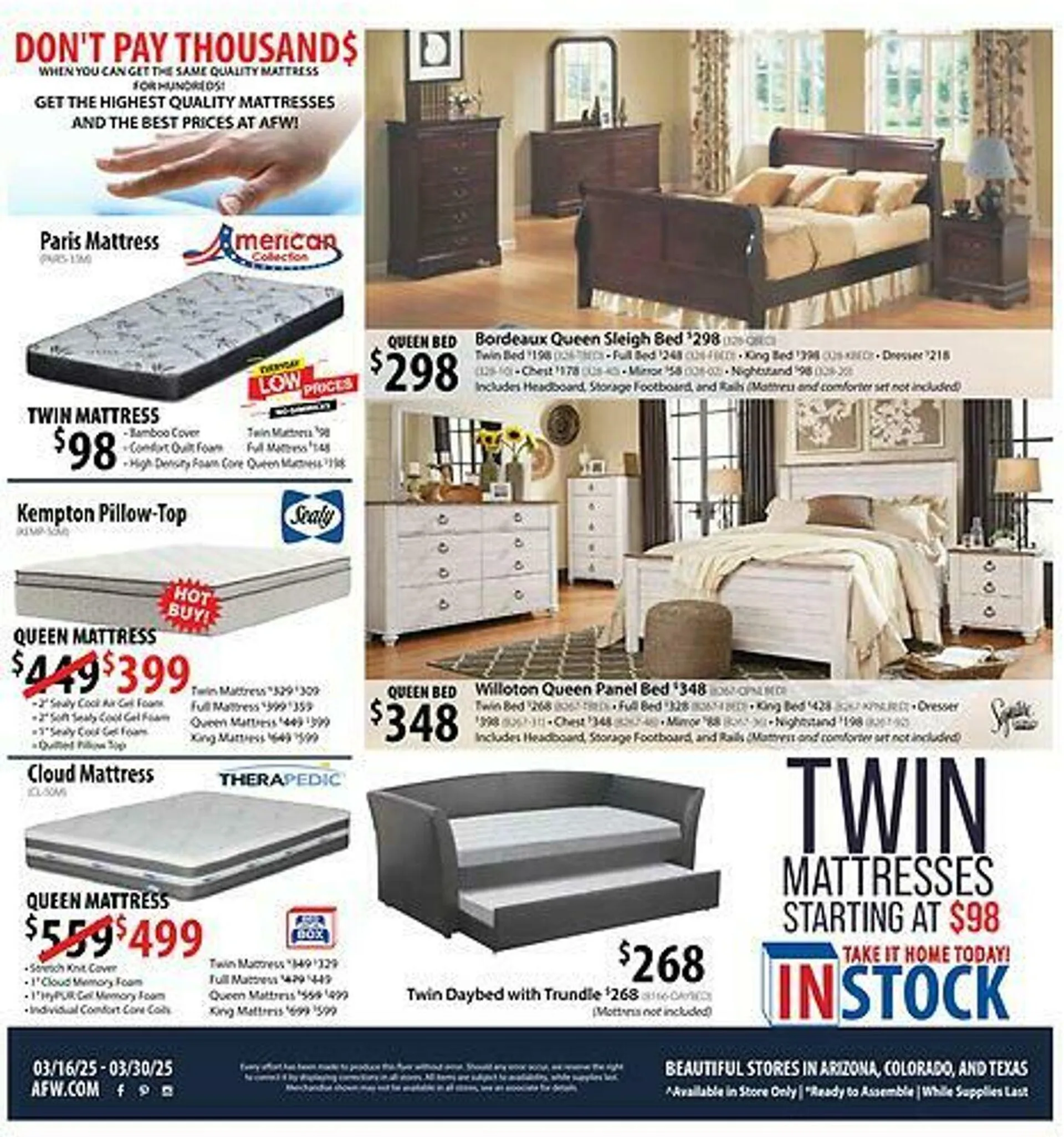 Weekly ad American Furniture Warehouse Current weekly ad from July 6 to July 20 2025 - Page 7