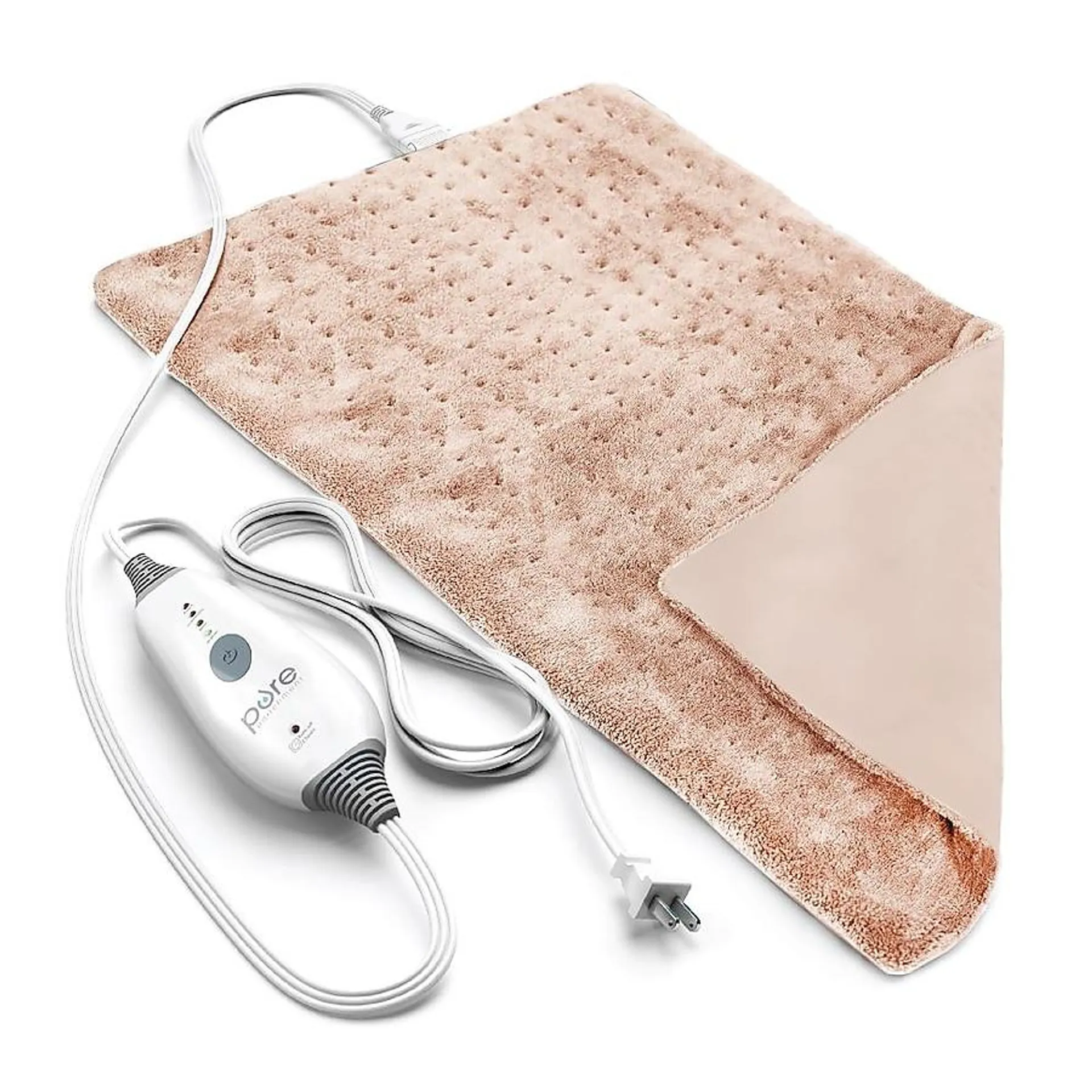 Pure Enrichment Pure Relief Mauve 14-in x 17-in Heating Pad