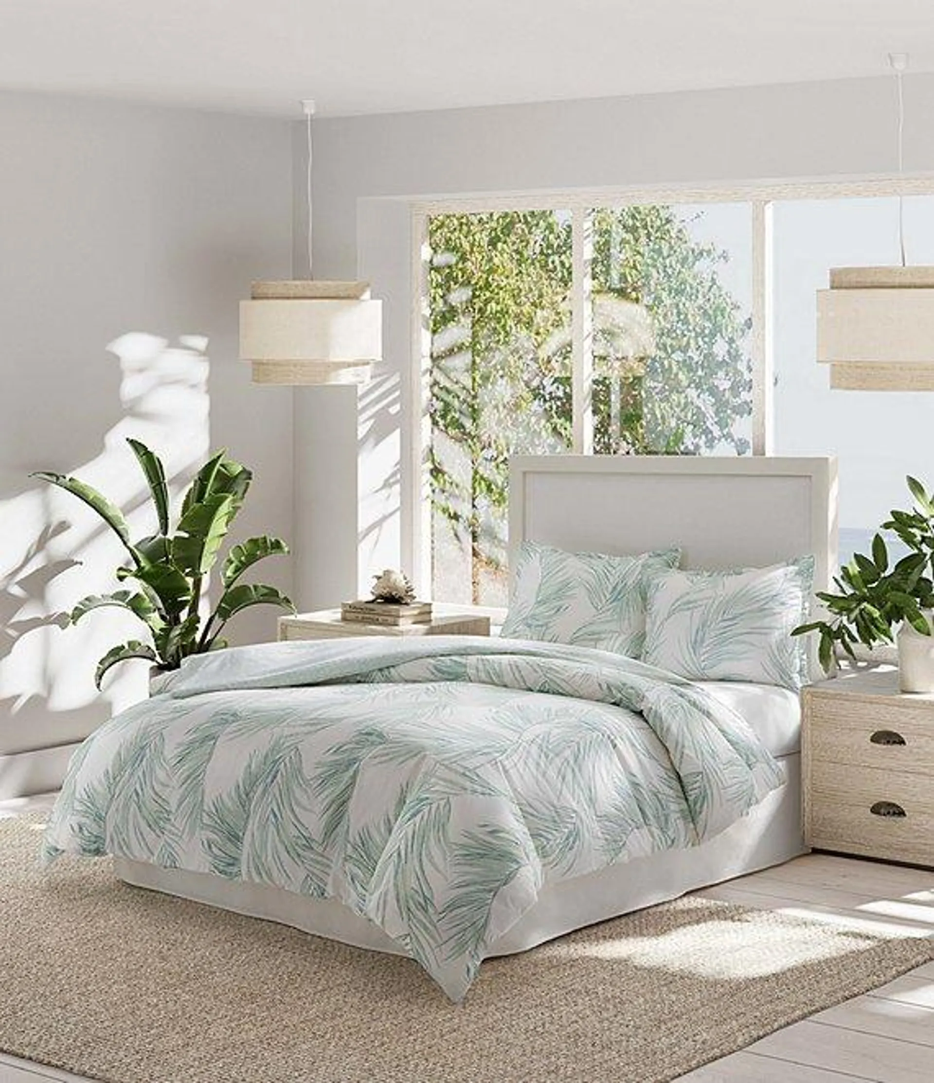 Canyon Palms Cotton Comforter & Sham Bonus Set