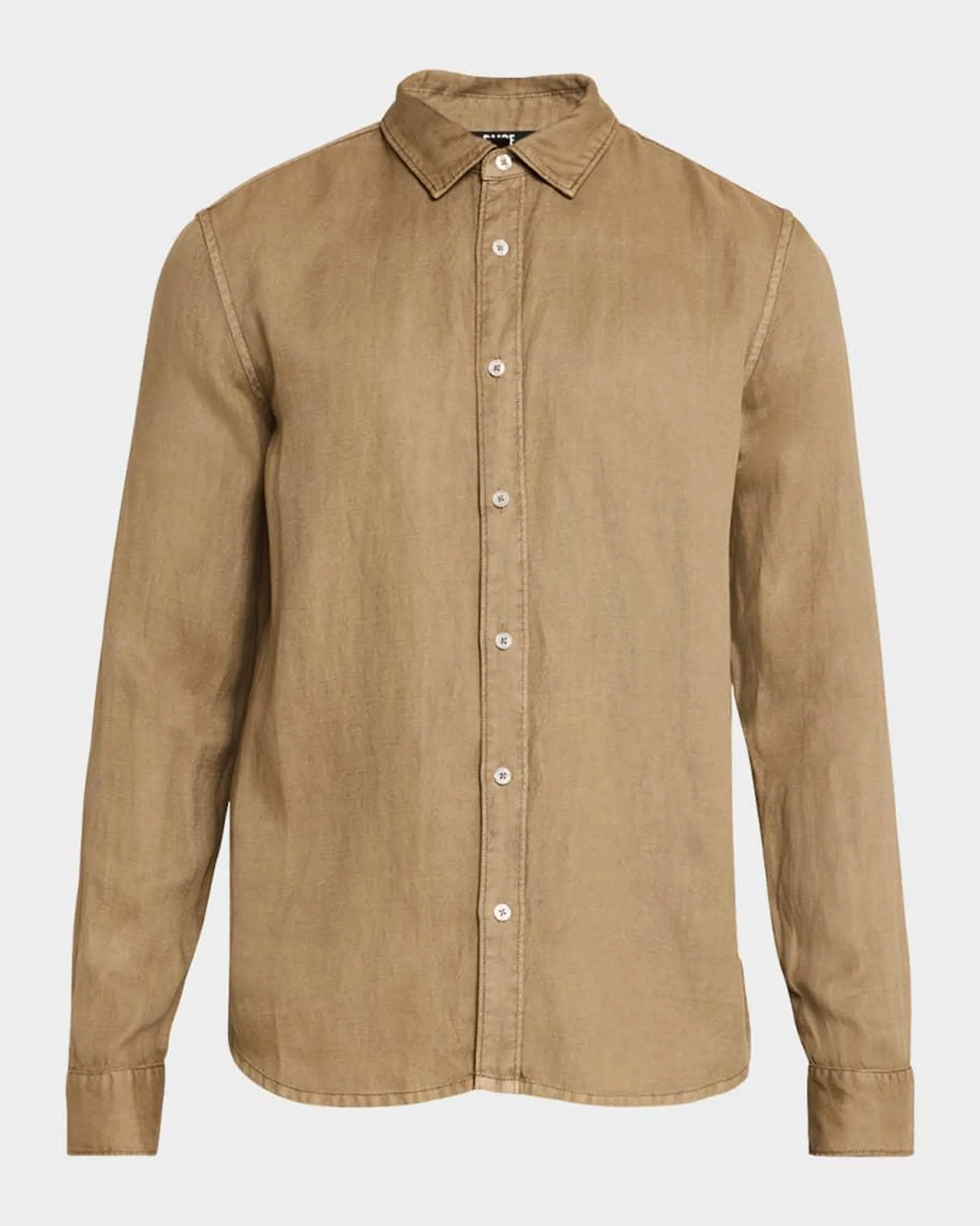 Men's Peters Linen-Lyocell Sport Shirt