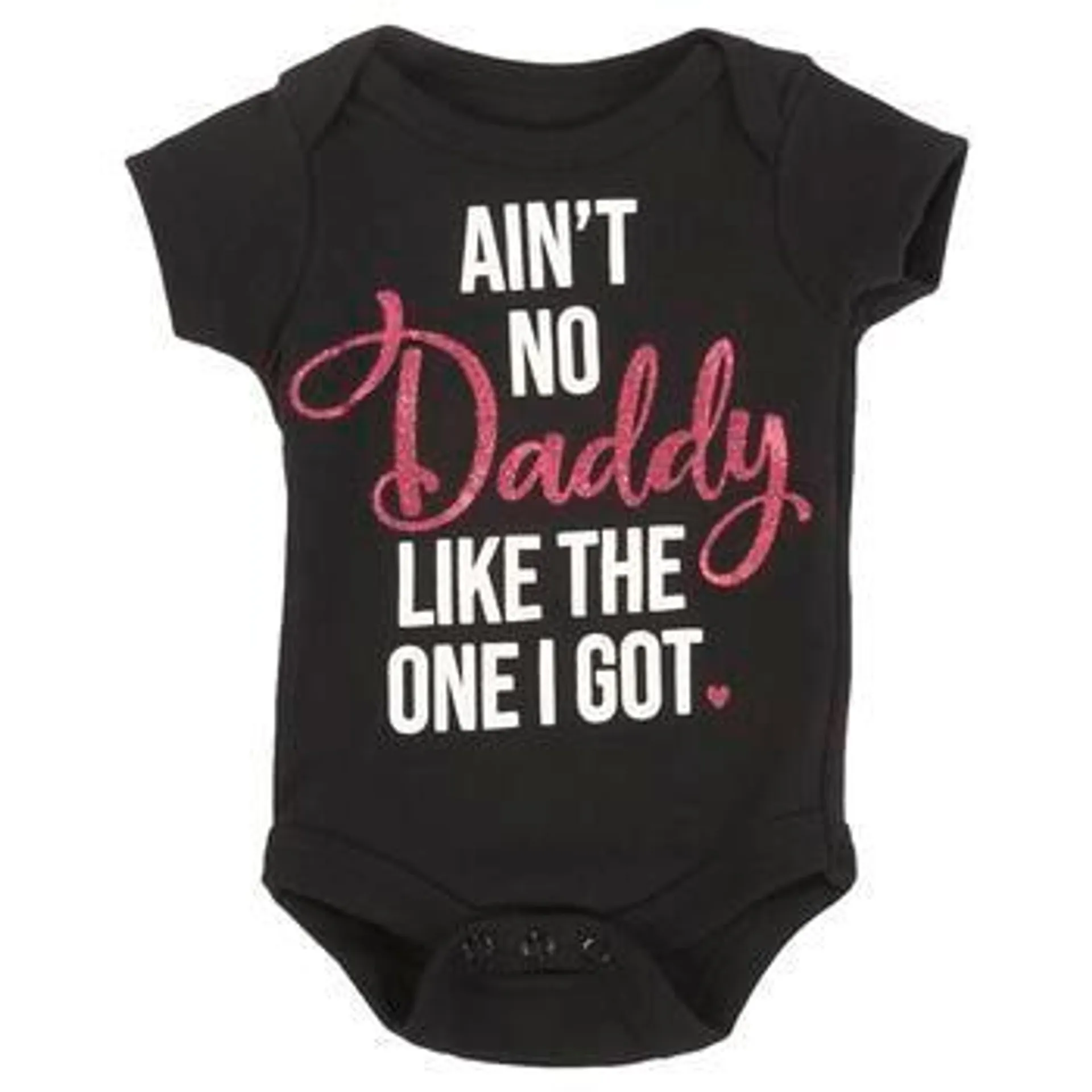 Baby Girl (NB-12M) Babies with Attitude Ain’t No Daddy Bodysuit