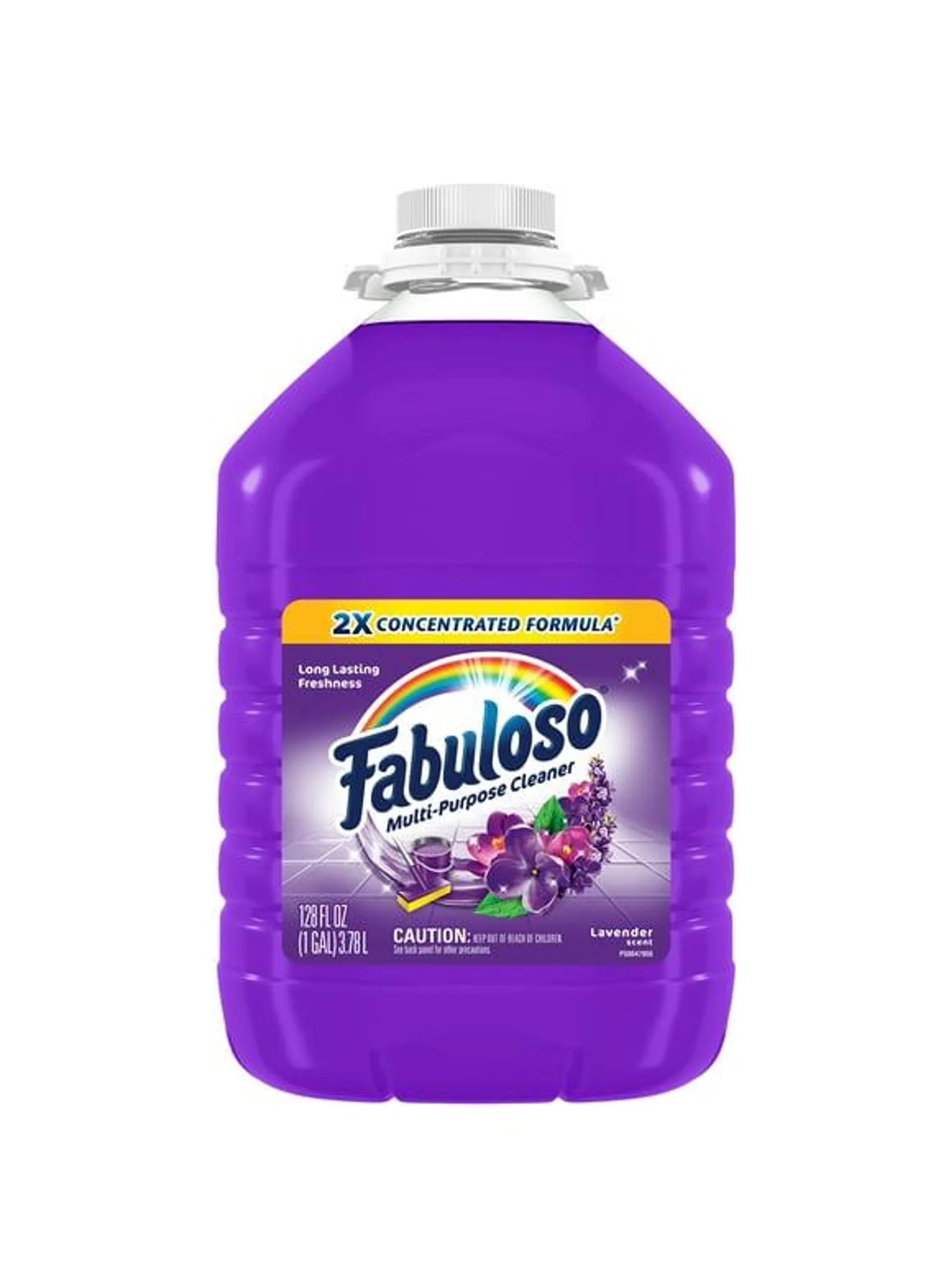 Fabuloso Multi-Purpose Cleaner, 2X Concentrated Formula, Lavender Scent, 128 oz