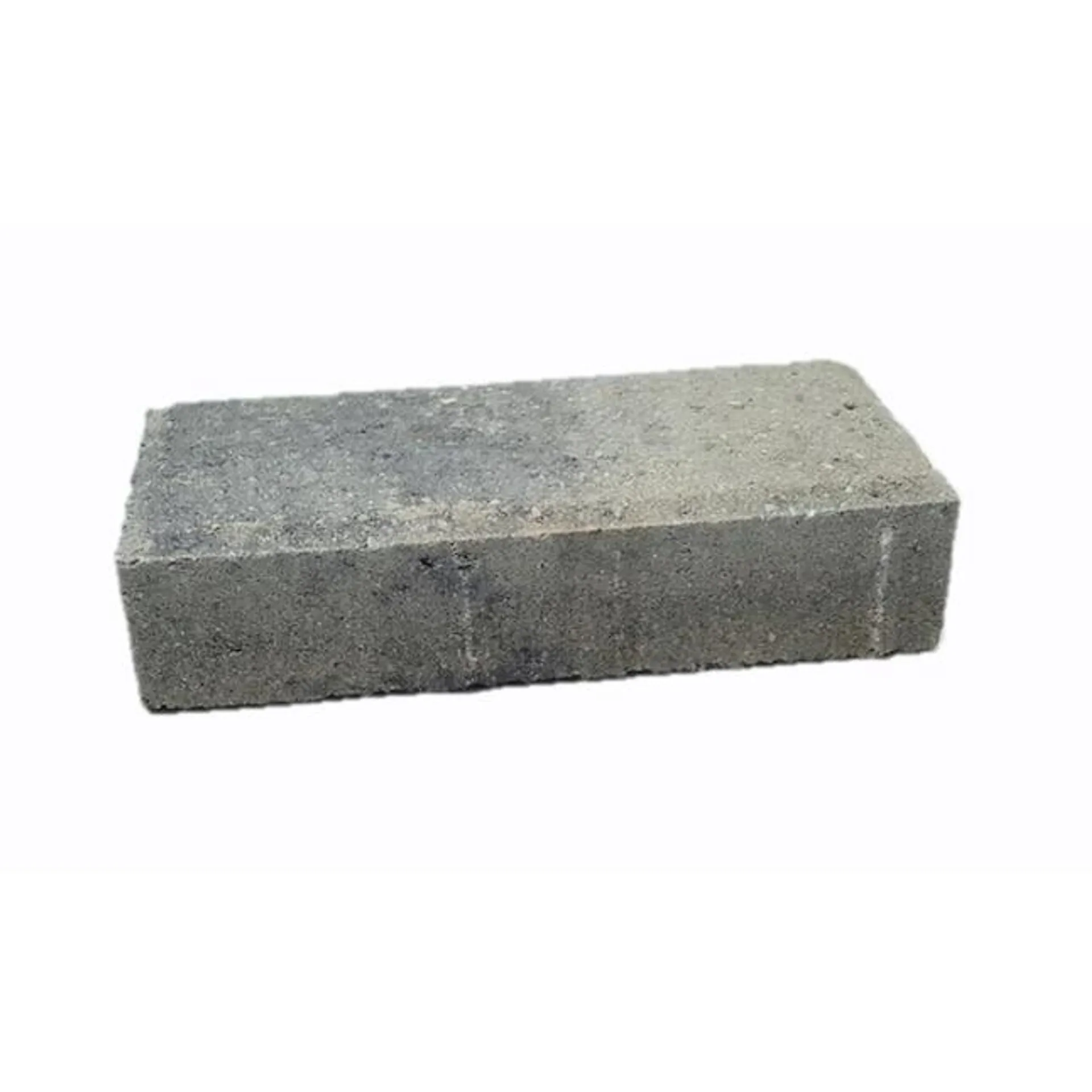 8-in L x 4-in W x 2-in H Rectangle Gray/Charcoal Concrete Patio Stone