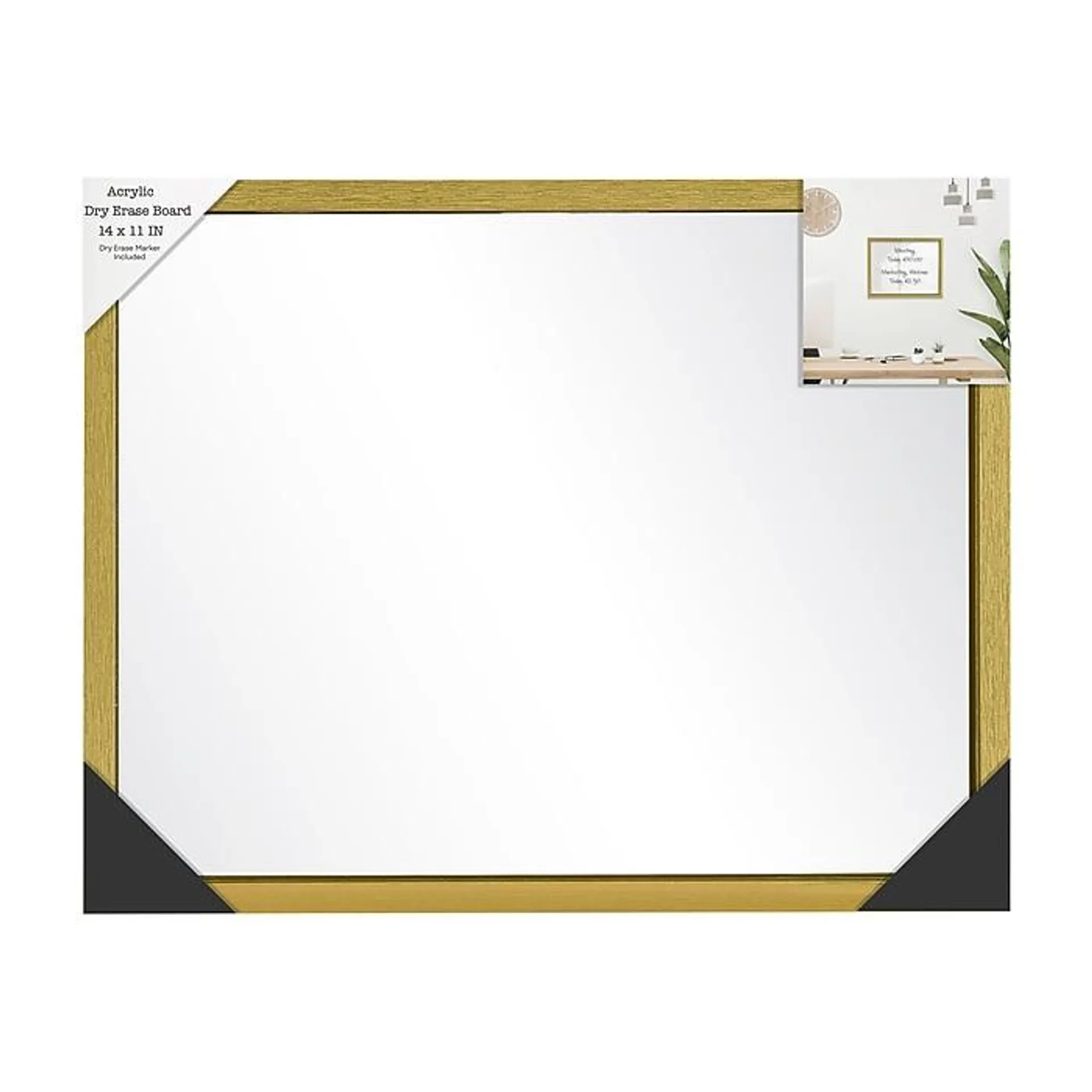 Enchante Acrylic Dry-Erase Whiteboard,