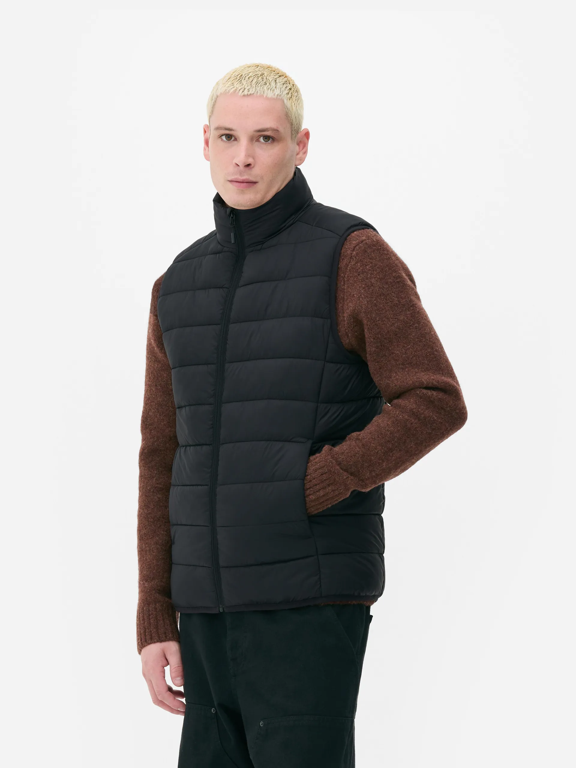 Zip-Through Padded Gilet