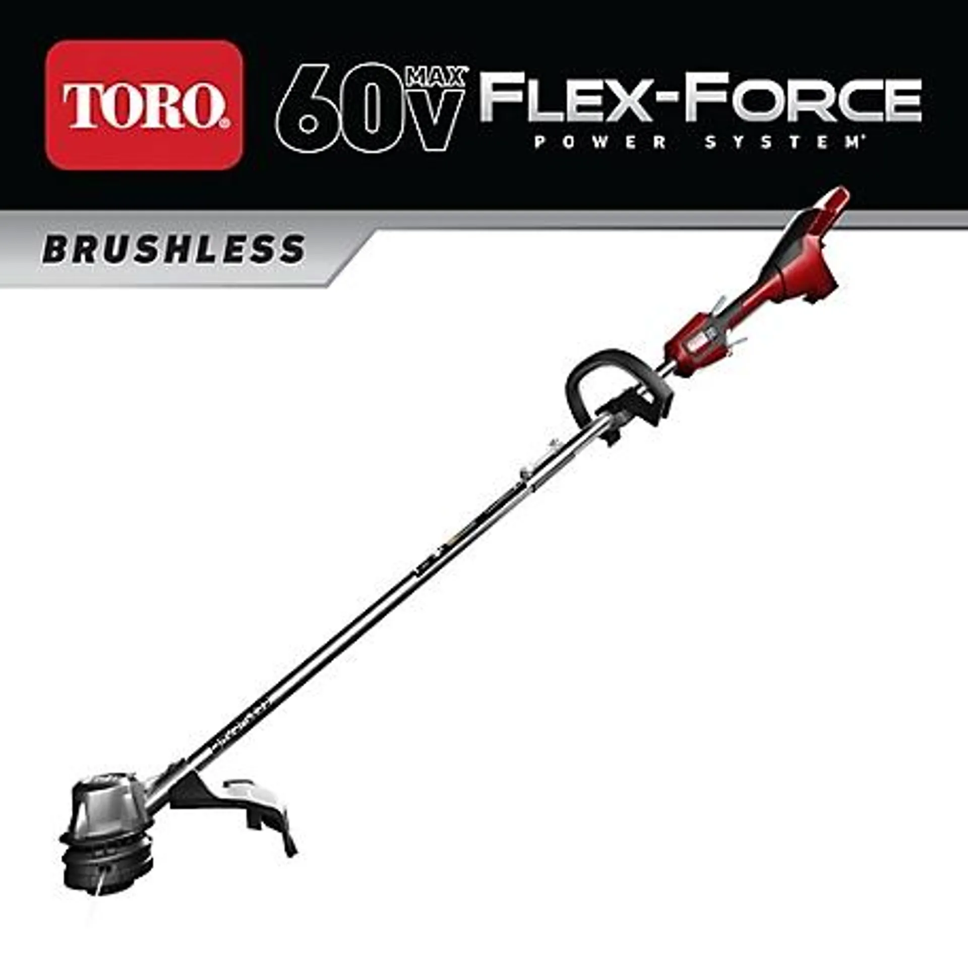 Toro 16 in. 60V Max Cordless Lithium-Ion Brushless String Trimmer, Battery and Charger Not Included