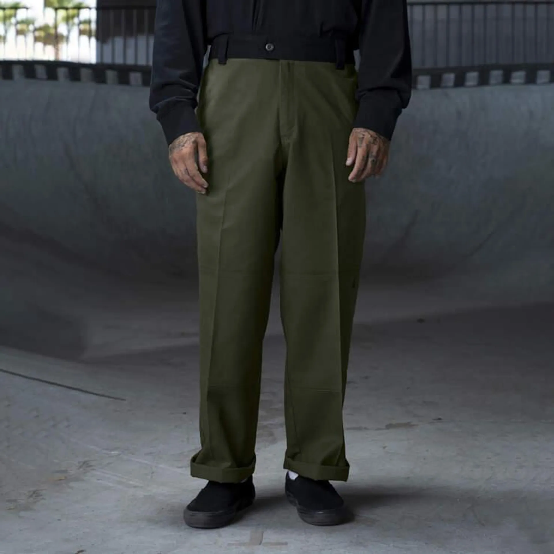 Ronnie Sandoval Loose Fit Double Knee Pants