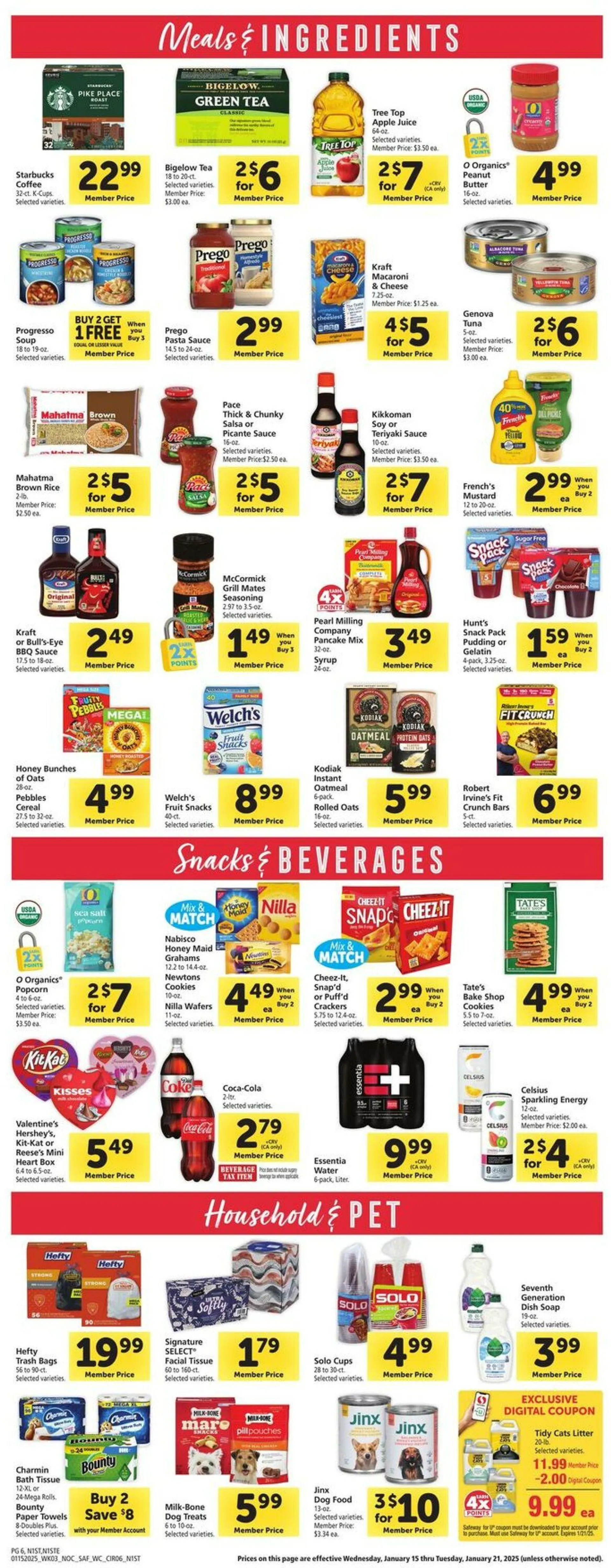 Weekly ad Safeway Current weekly ad from January 15 to January 21 2025 - Page 6