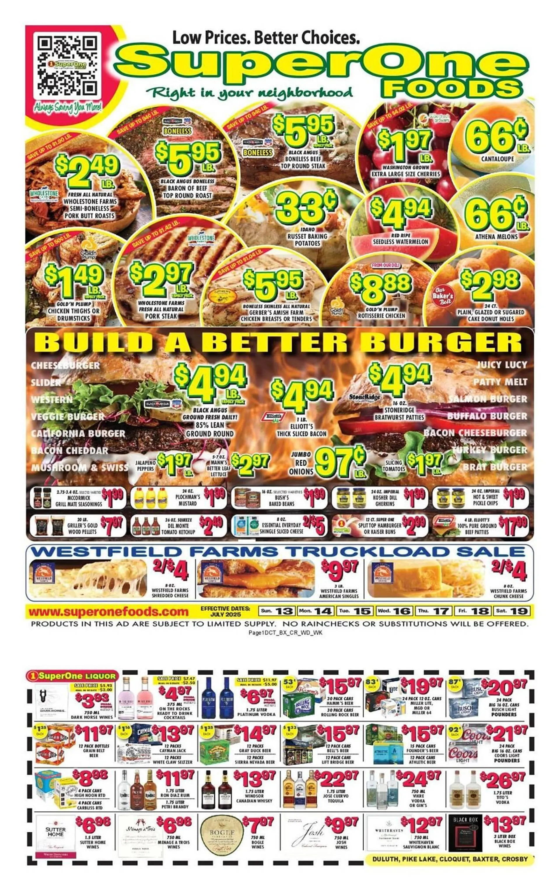 Weekly ad Miners County Market Weekly Ad from July 13 to July 19 2025 - Page 1