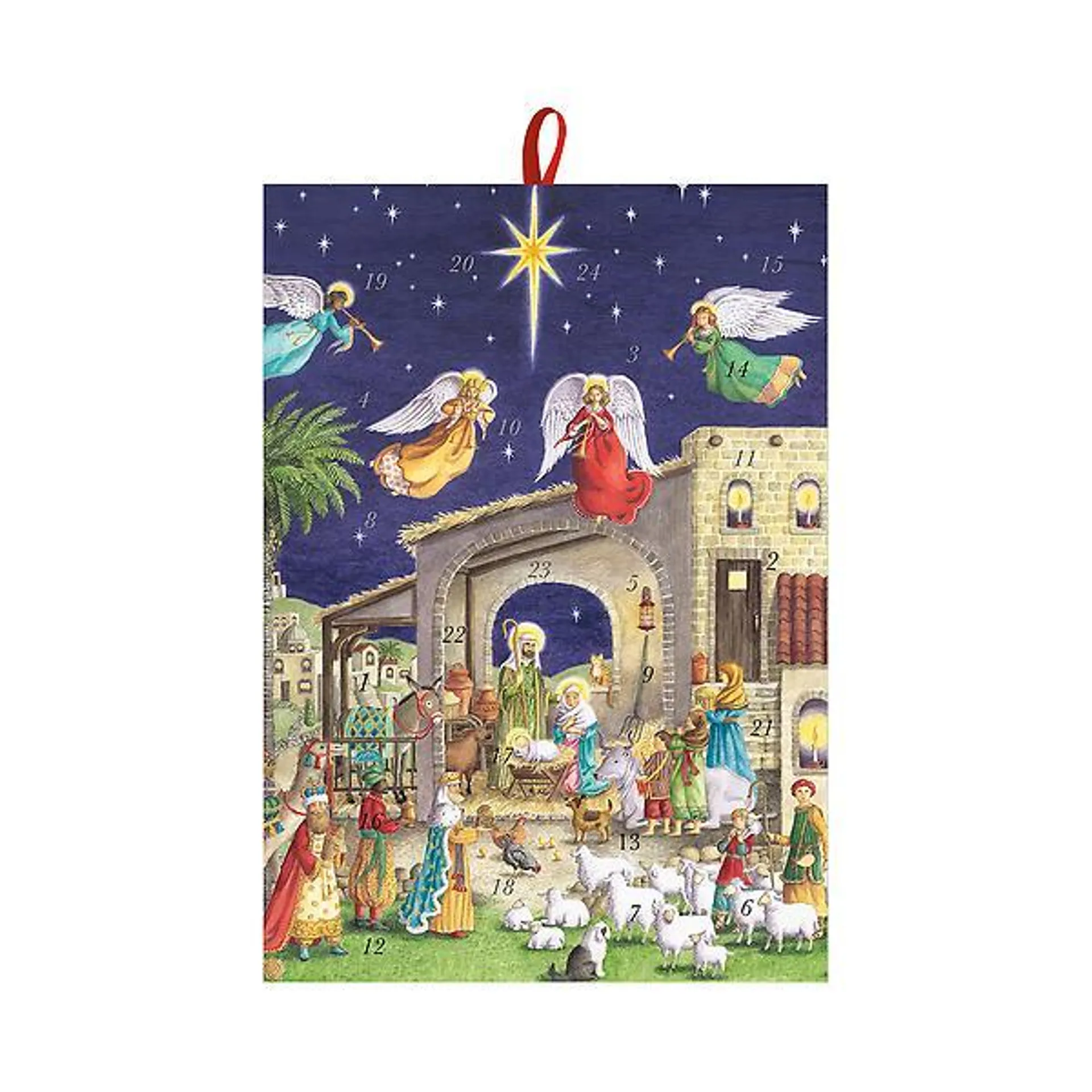 Caspari Nativity Scene Large Gift Bag