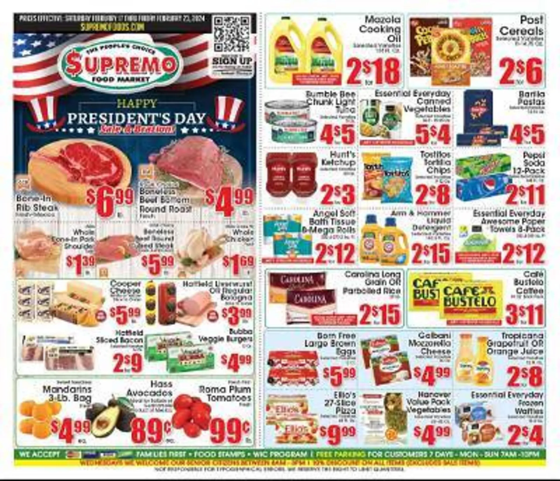 Weekly ad Supremo Foods Inc Weekly Ad from February 17 to February 23 2024 - Page 