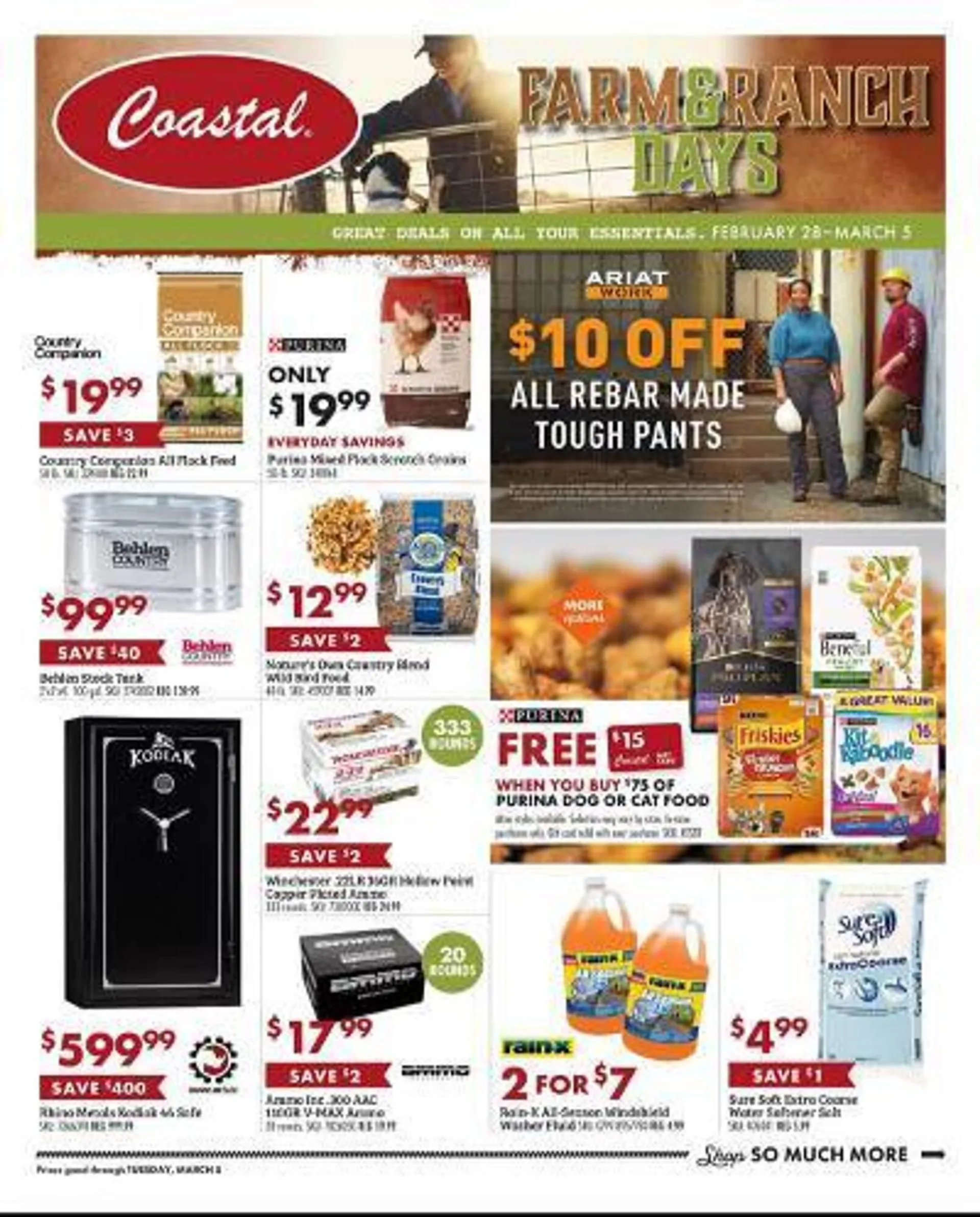 Weekly ad Coastal Farm & Ranch Weekly Ad from February 28 to March 5 2024 - Page 1