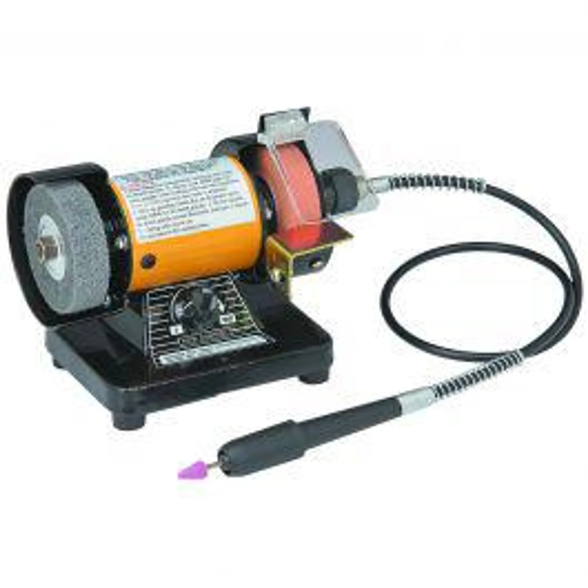 3 in. Bench Grinder with Flex Shaft