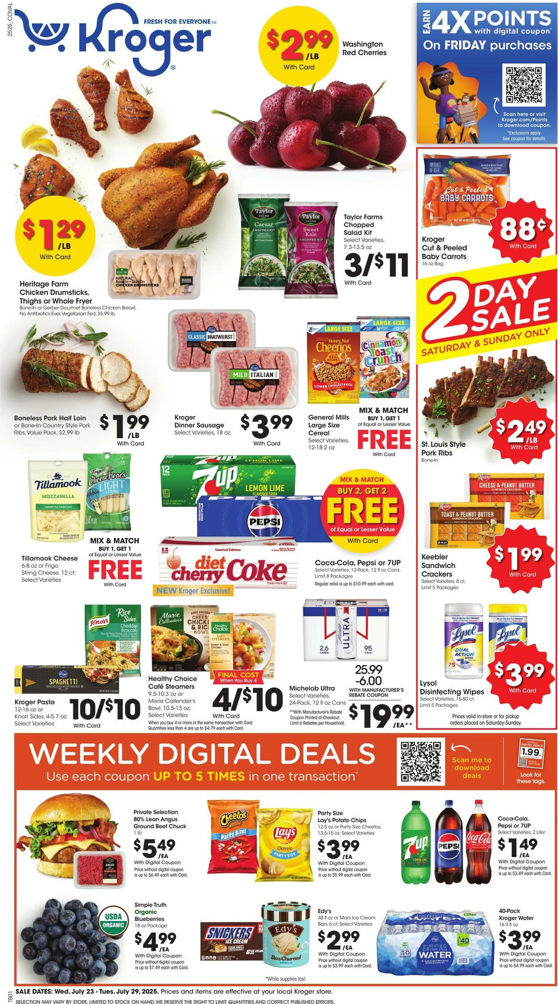 Weekly ad Kroger Current weekly ad from July 23 to July 29 2025 - Page 1
