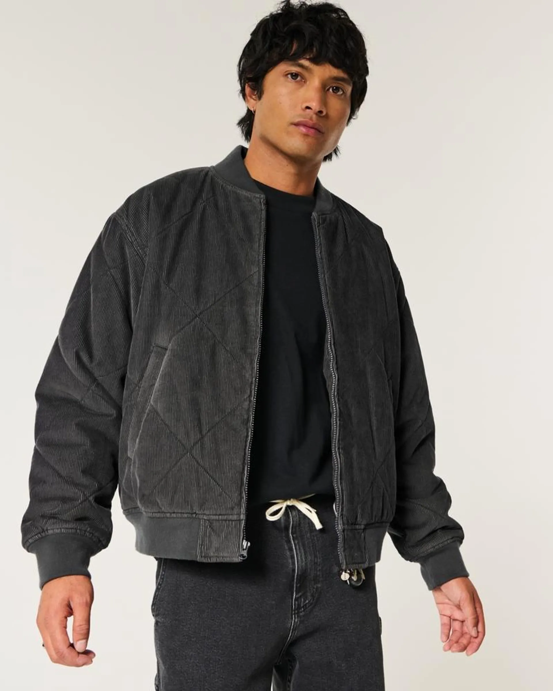 Corduroy Bomber Jacket