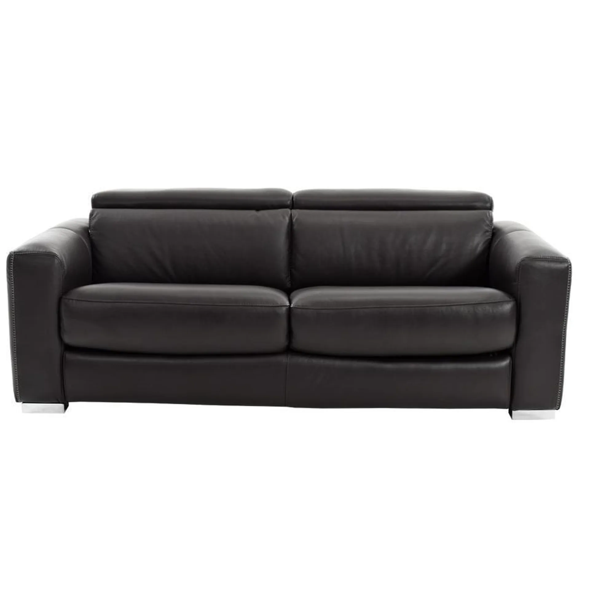 Bay Harbor Black Leather Sleeper