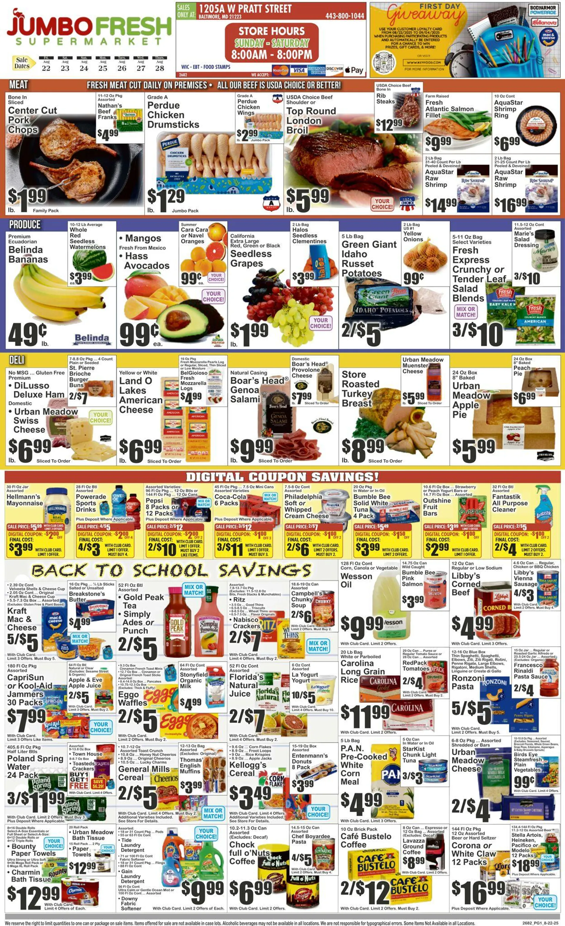Weekly ad Key Food Current weekly ad from August 22 to August 28 2025 - Page 1