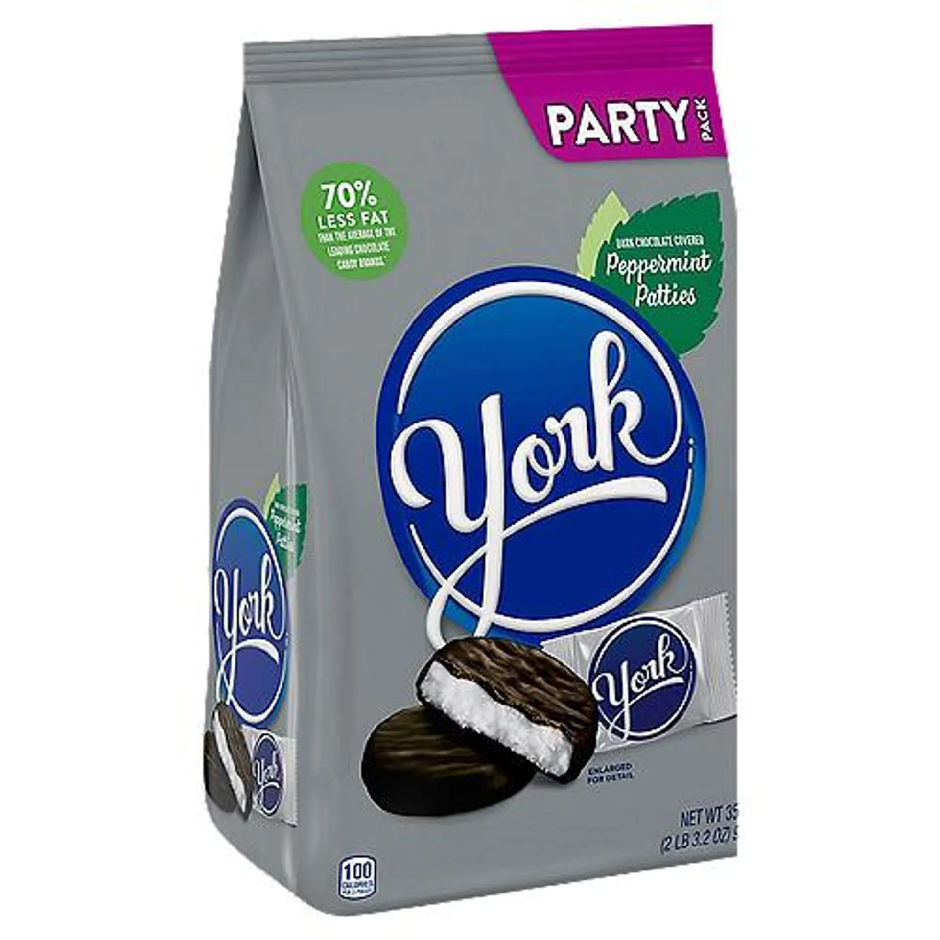 York Dark Chocolate Covered, Peppermint Patties, 35.2 Ounce