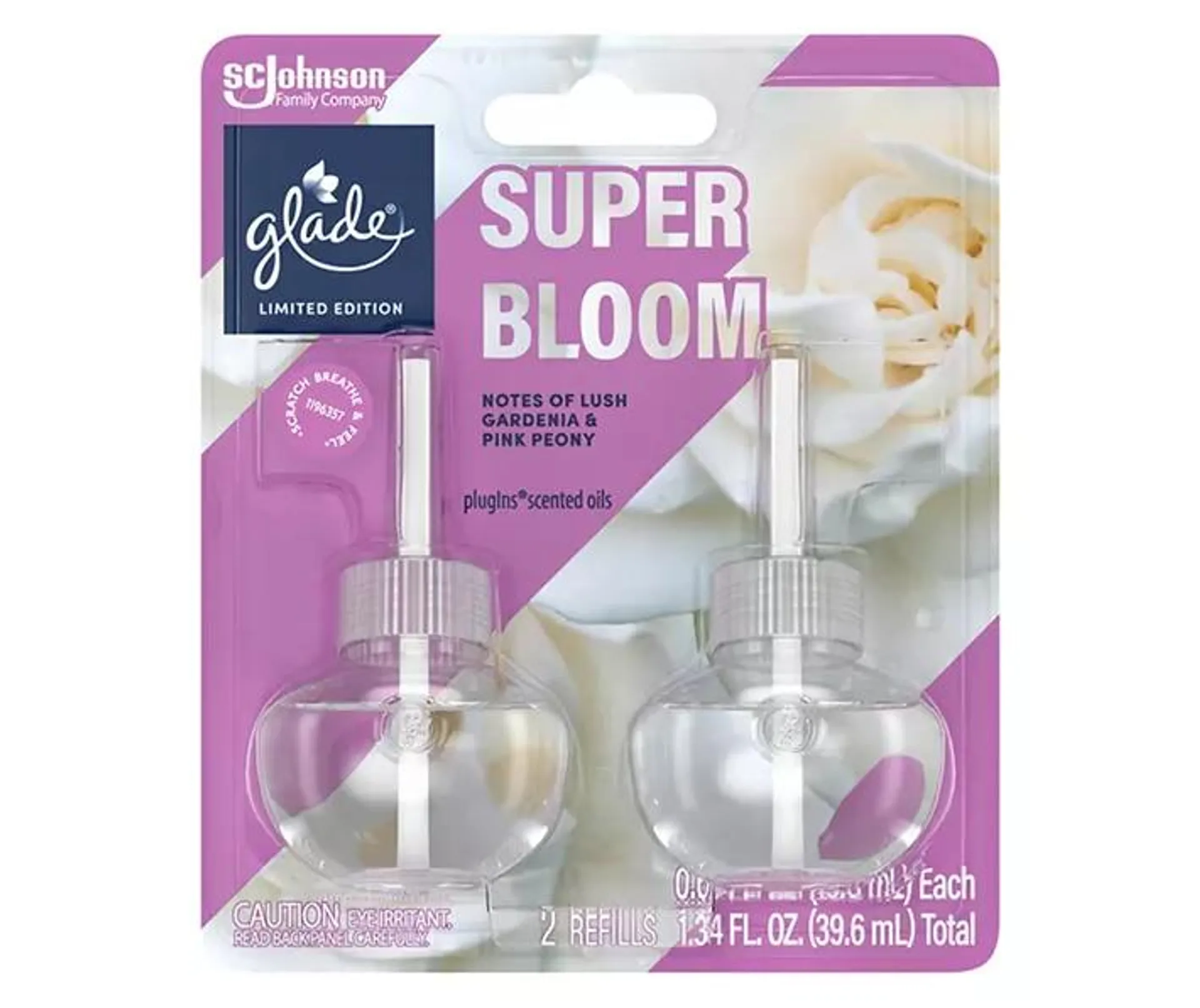 Super Bloom PlugIns Scented Oil Refills, 2-Pack