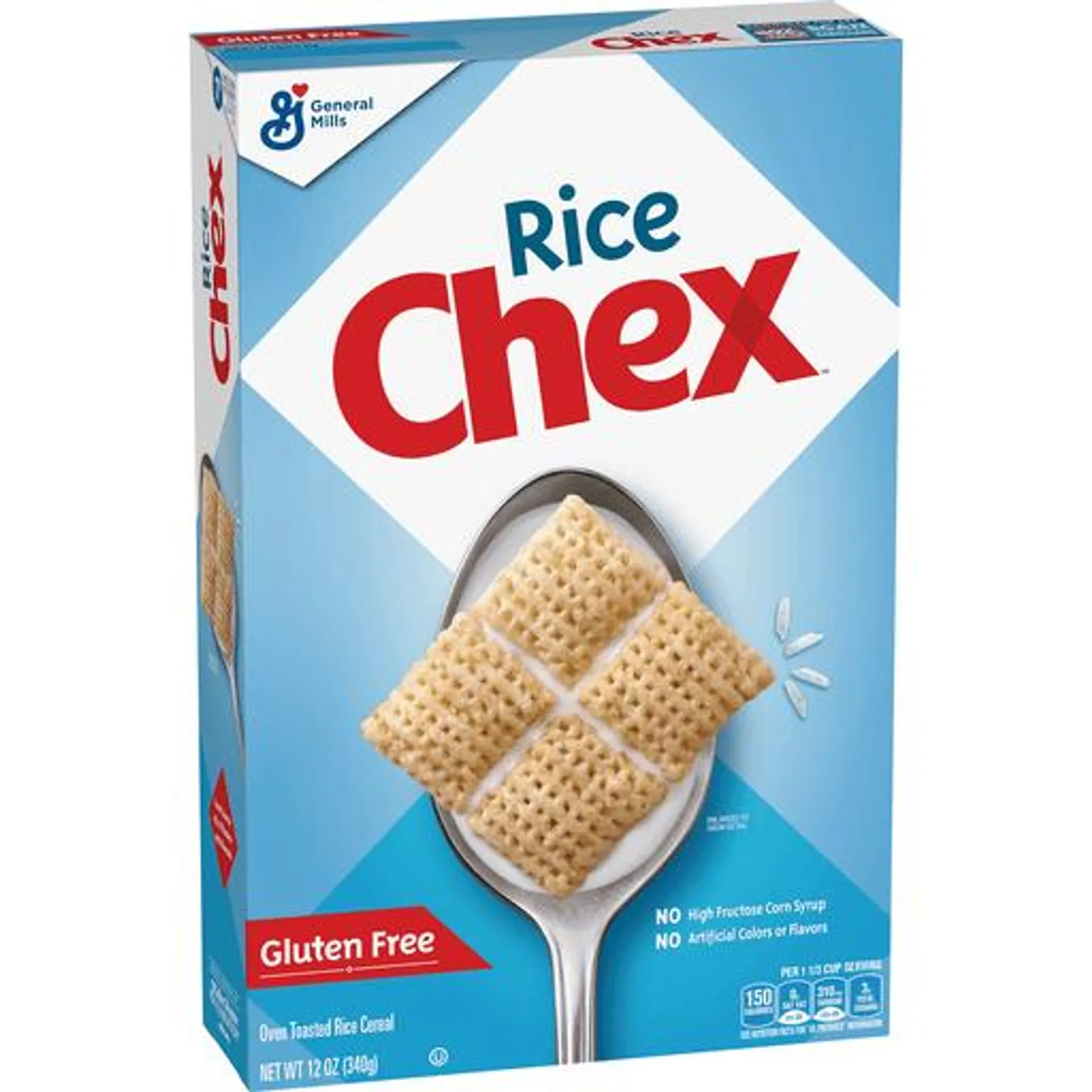 Chex Cereal, Rice 12 oz