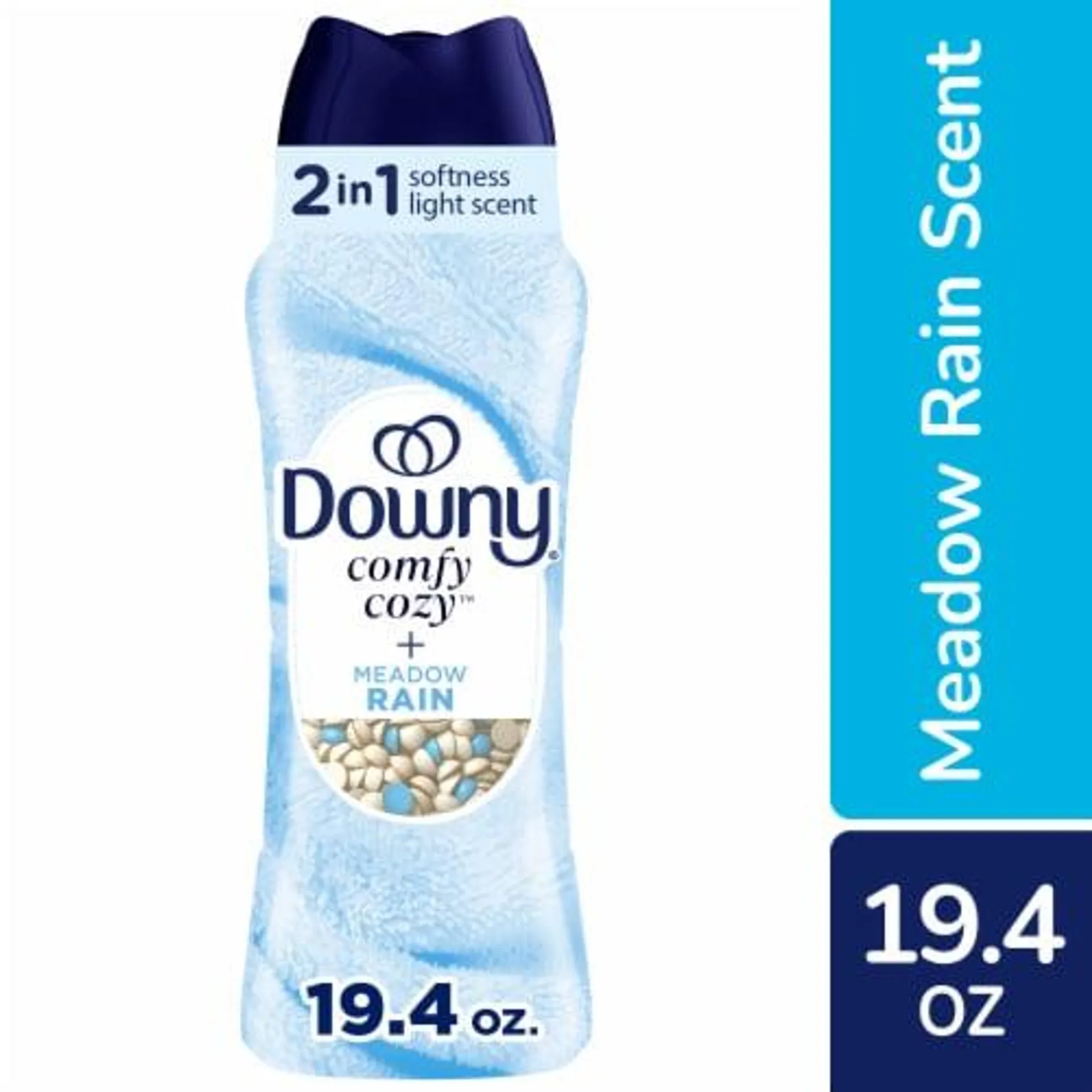 Downy Comfy Cozy In-Wash Laundry Scent Booster Beads, Meadow Rain Scent, 19.4 oz