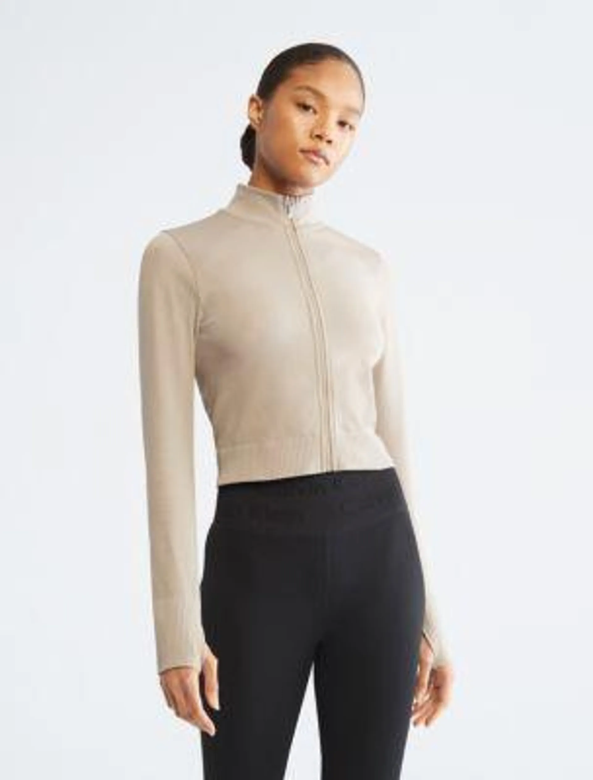 Performance Seamless Mock Neck Jacket