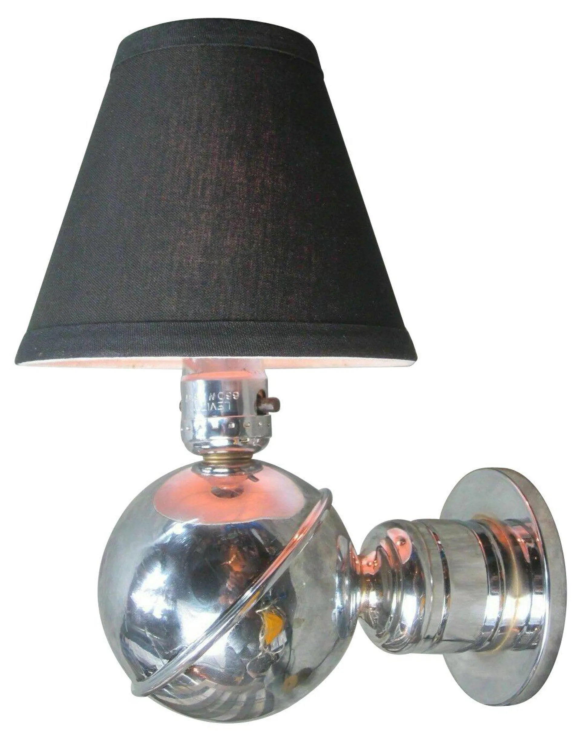 1933 Worlds Fair Saturn Sconces, Pair