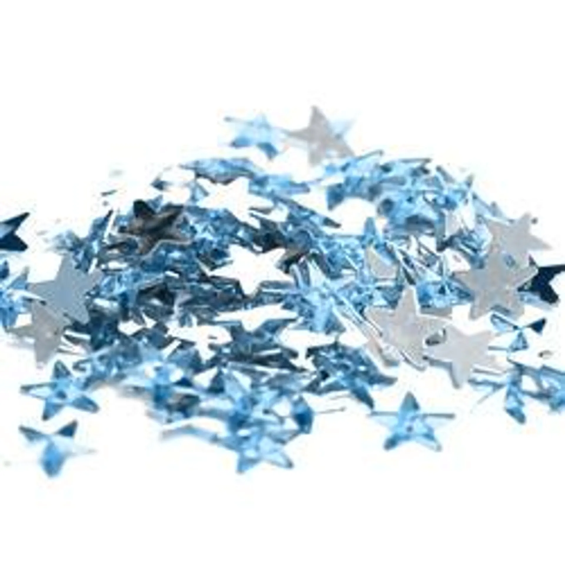 Blue Flat Back Star Rhinestones (Approx. 120 pieces)