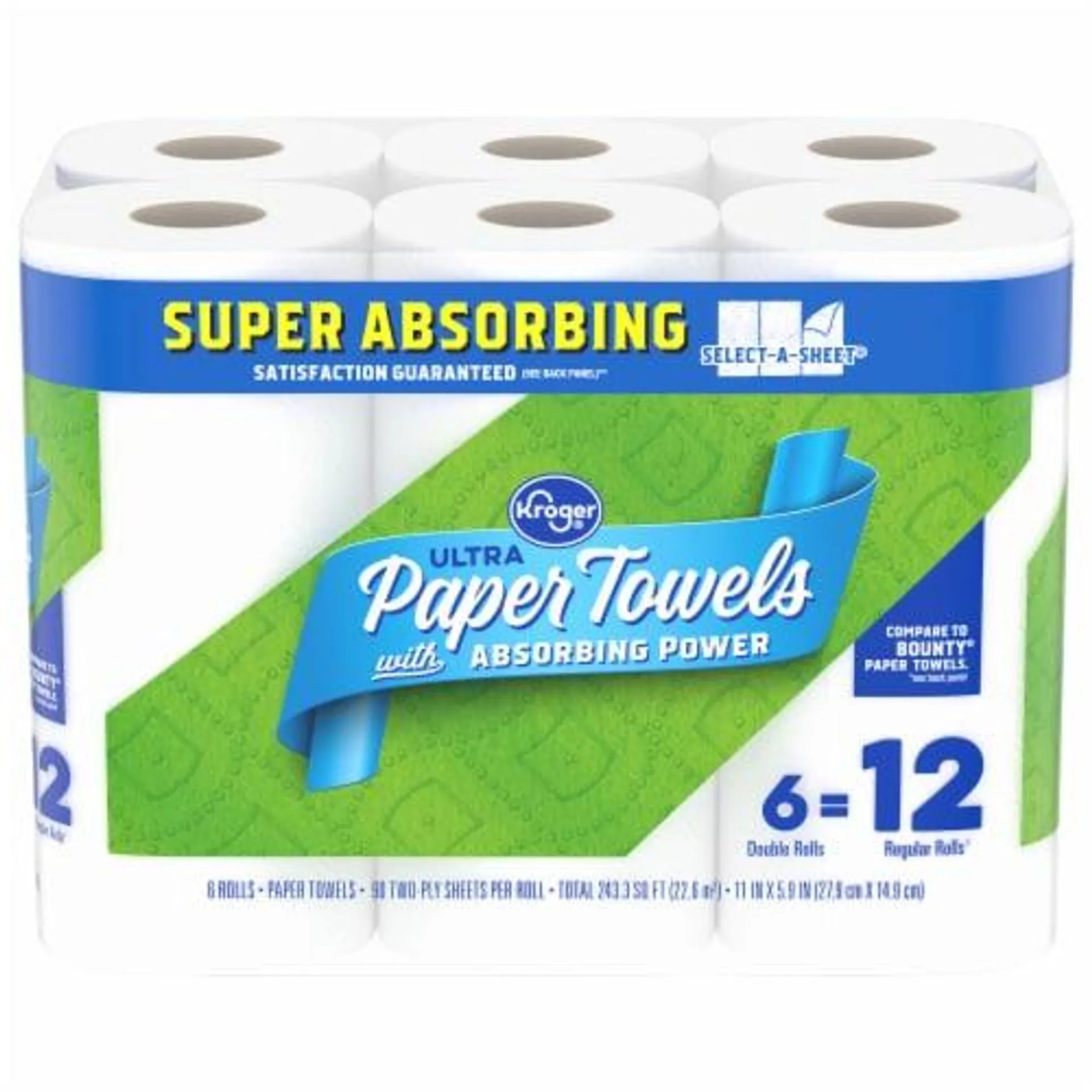 Kroger® Ultra Paper Towels With Absorbing Power