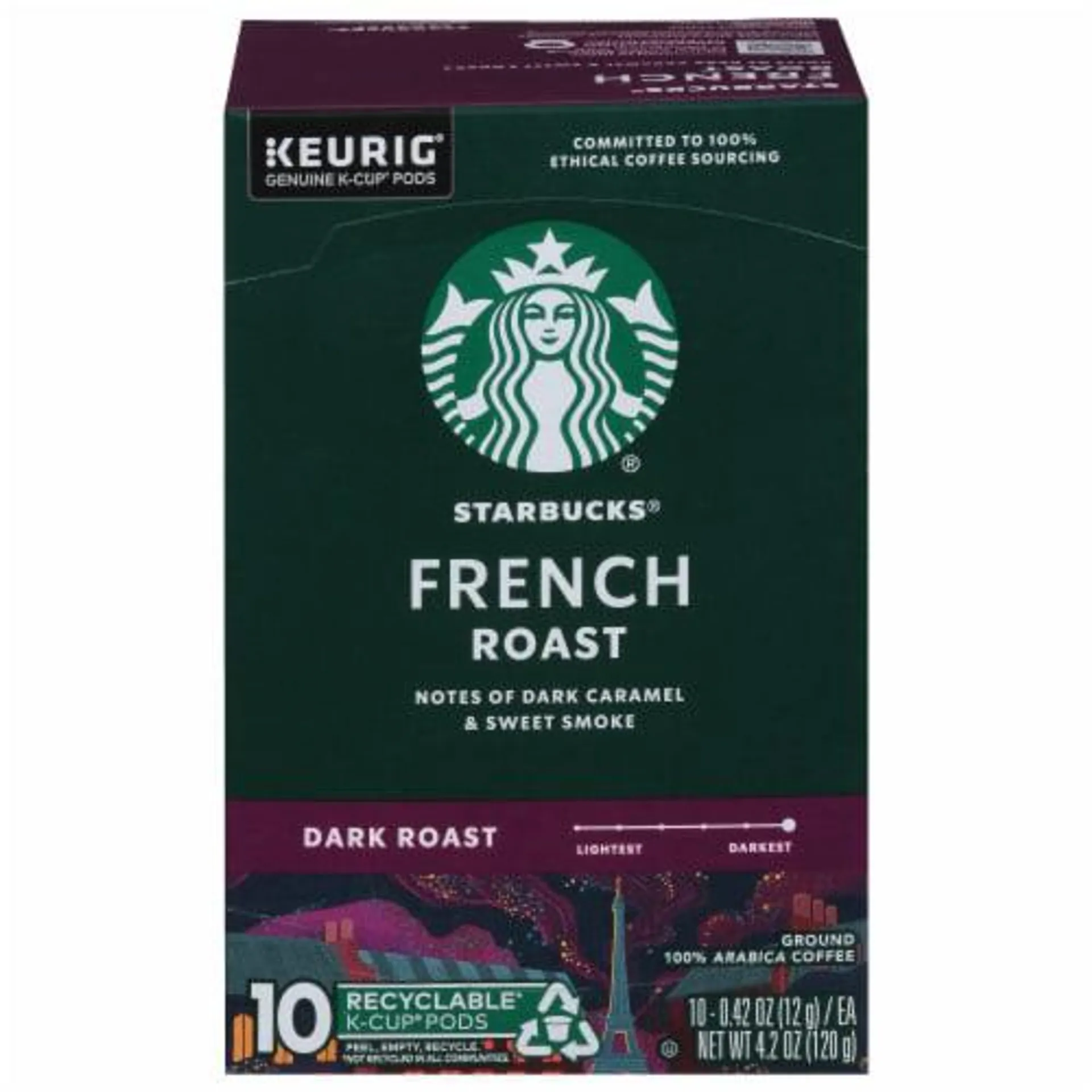 Starbucks® French Roast Dark Roast K-Cup Coffee Pods