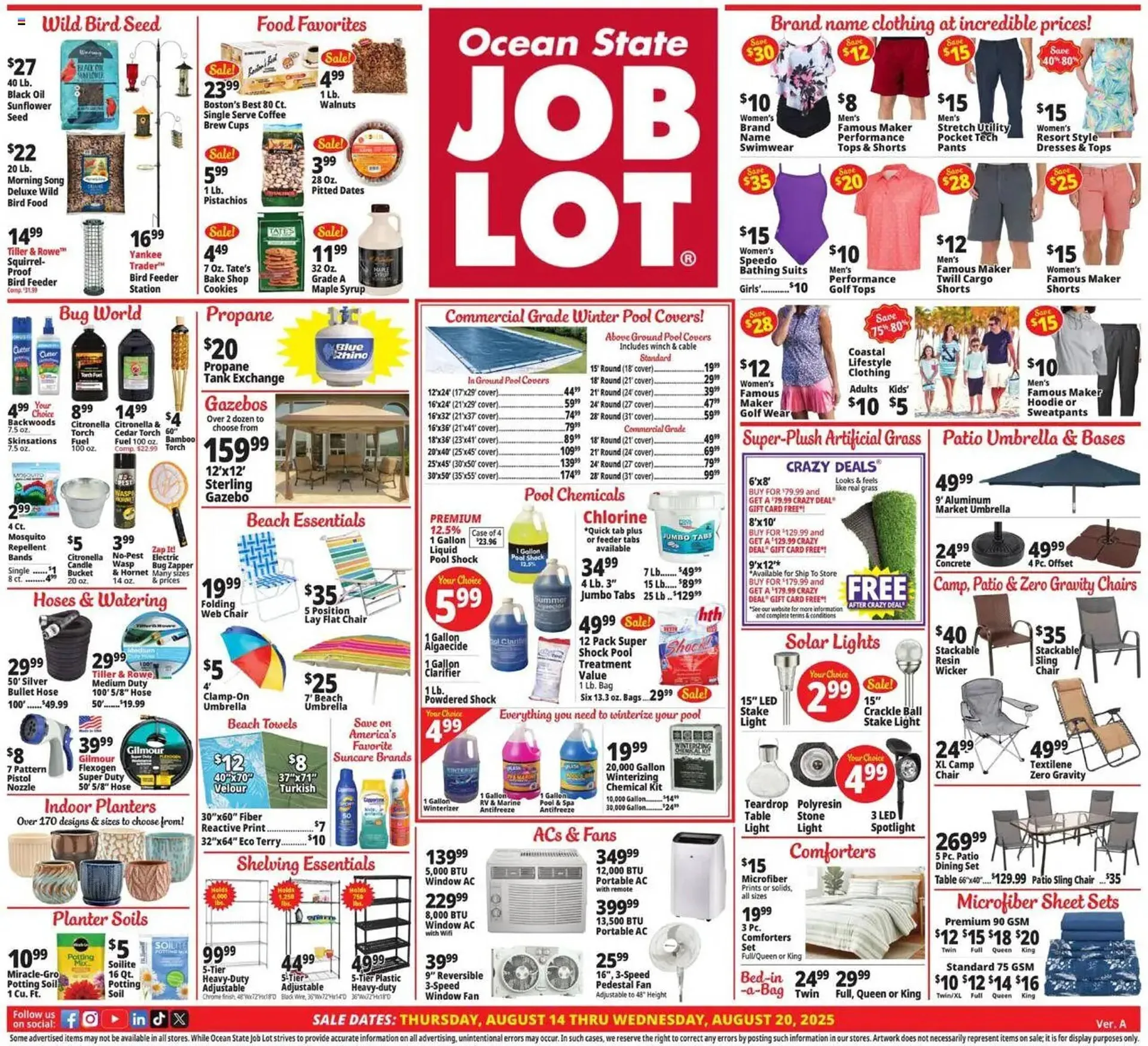 Weekly ad Ocean State Job Lot Weekly Ad from August 14 to August 21 2025 - Page 1