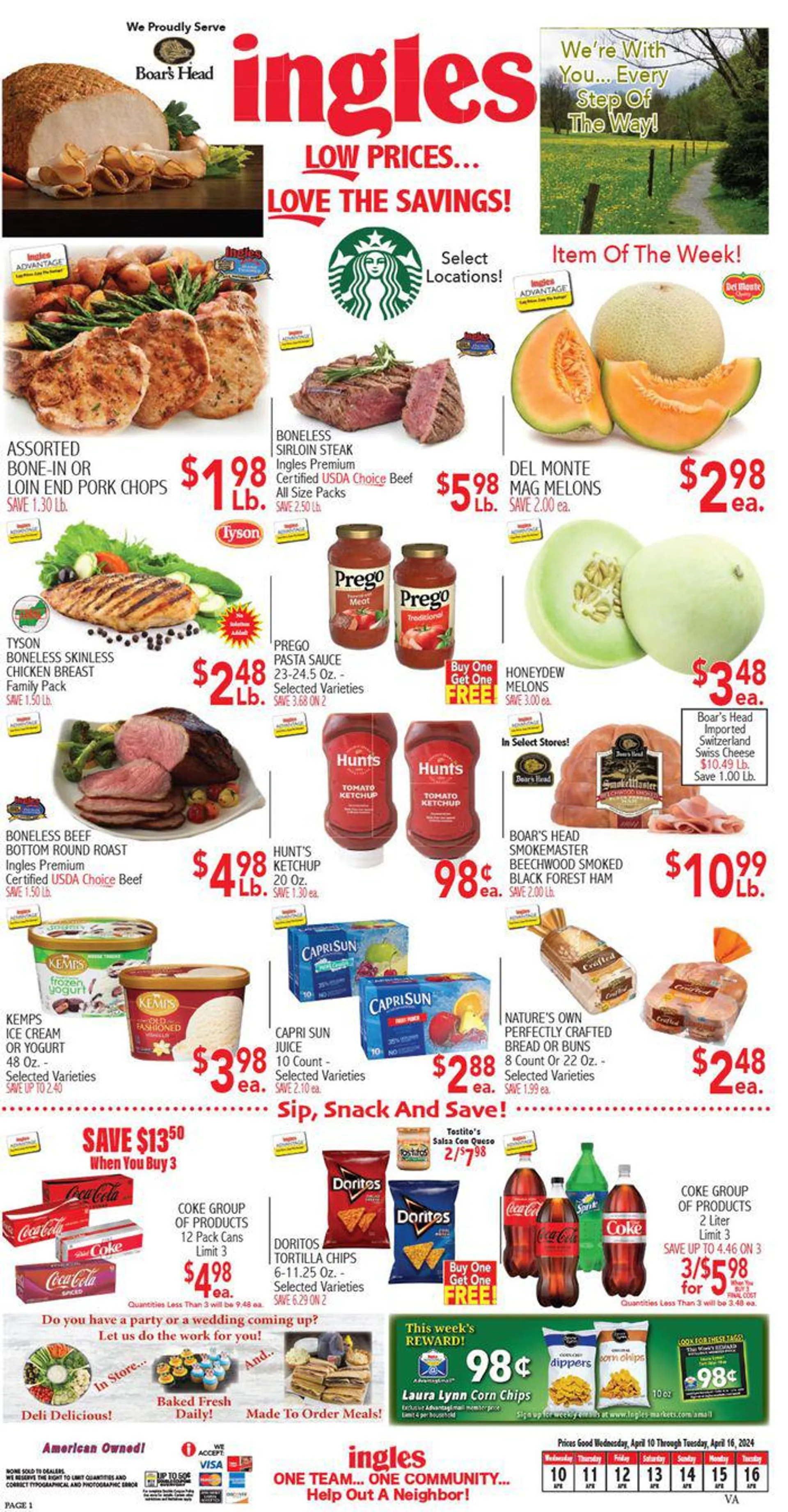Weekly ad Low Prices Love The Savings from April 11 to April 16 2024 - Page 