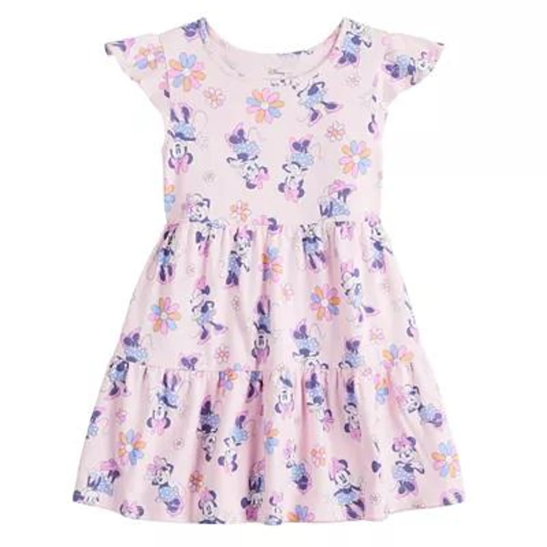 Disney's Minnie Mouse Toddler Girl Floral Flutter Sleeve Dress by Jumping Beans®