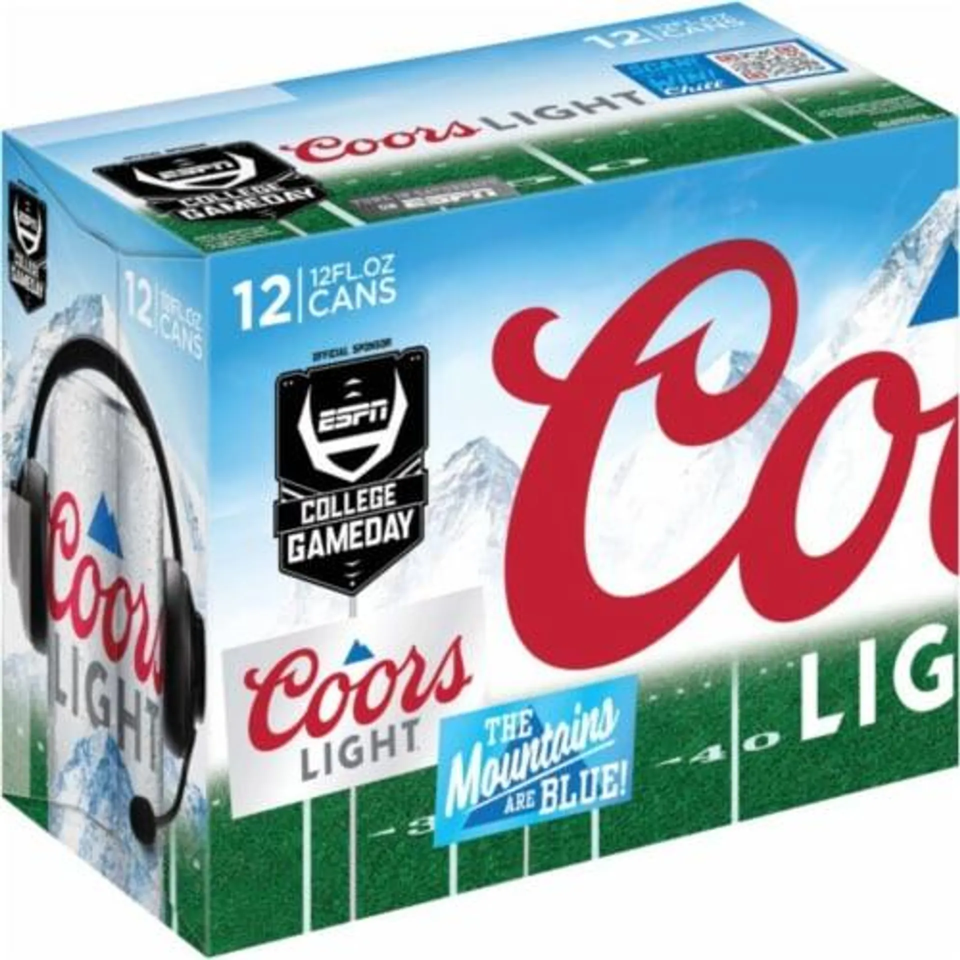 Coors Light Beer American Light Lager Beer 4.2% ABV beer cans