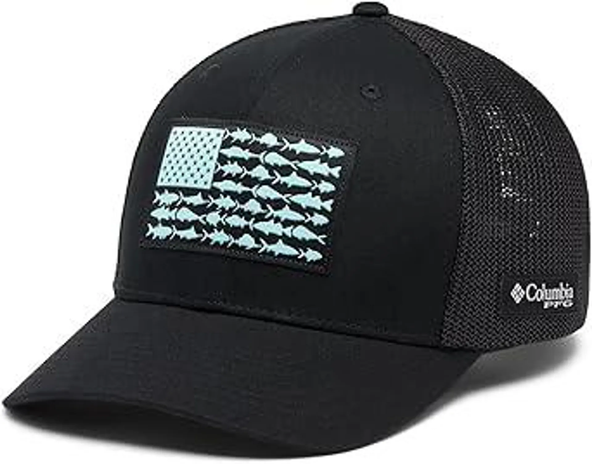 Columbia Unisex Adult PFG Fish Flag Mesh Ball Cap