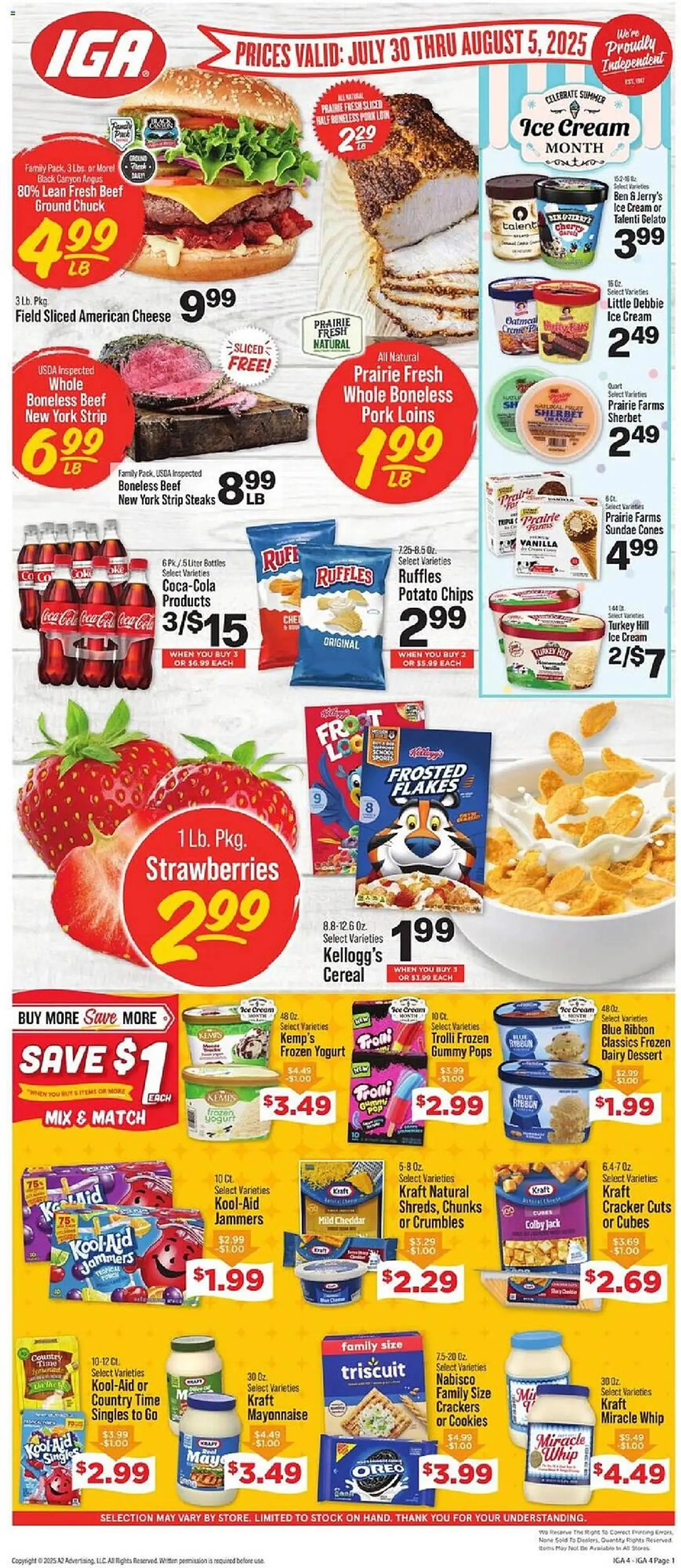 Weekly ad IGA Weekly Ad from July 30 to August 5 2025 - Page 1
