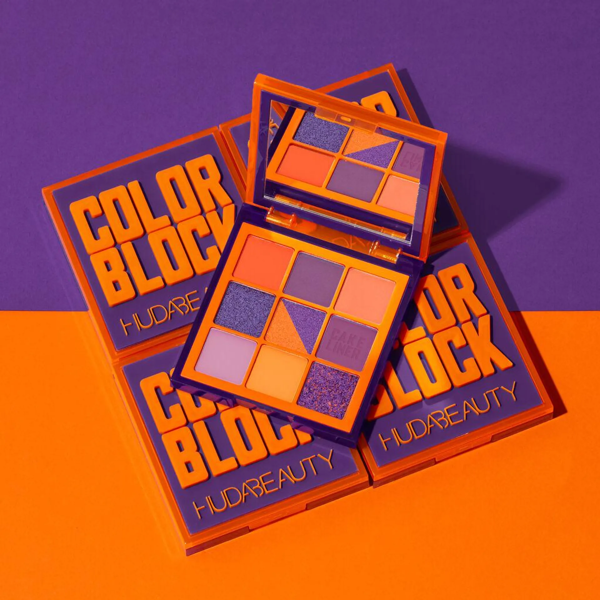 Color Block Obsessions Palette: Purple & Orange