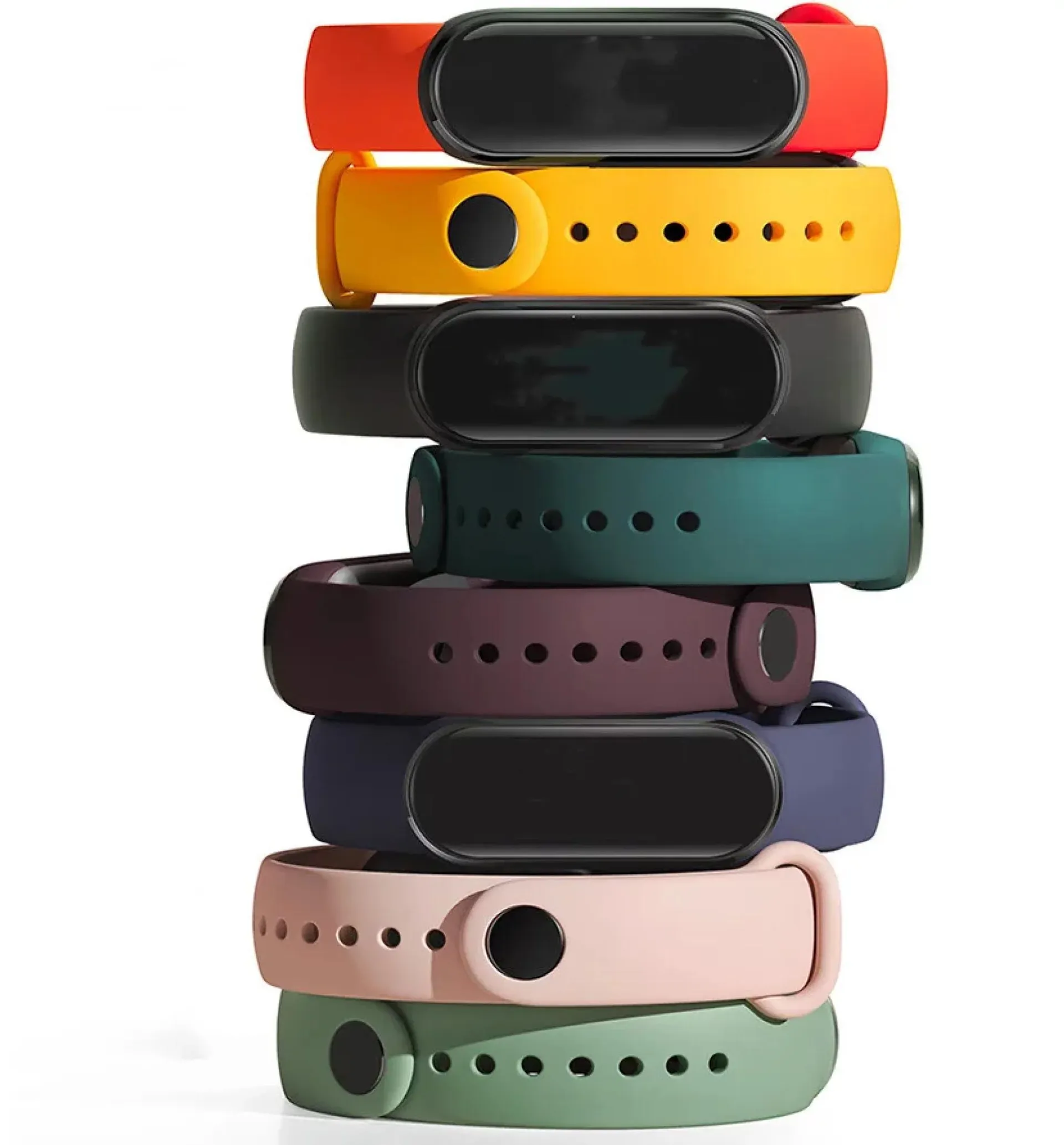 Pulsera para Xiaomi Mi Band 5 Sport Strap Watch Correa de silicona TPU para muñeca Accesorios para Xiaomi Mi Band 5 Correa de reloj Mi Band 5