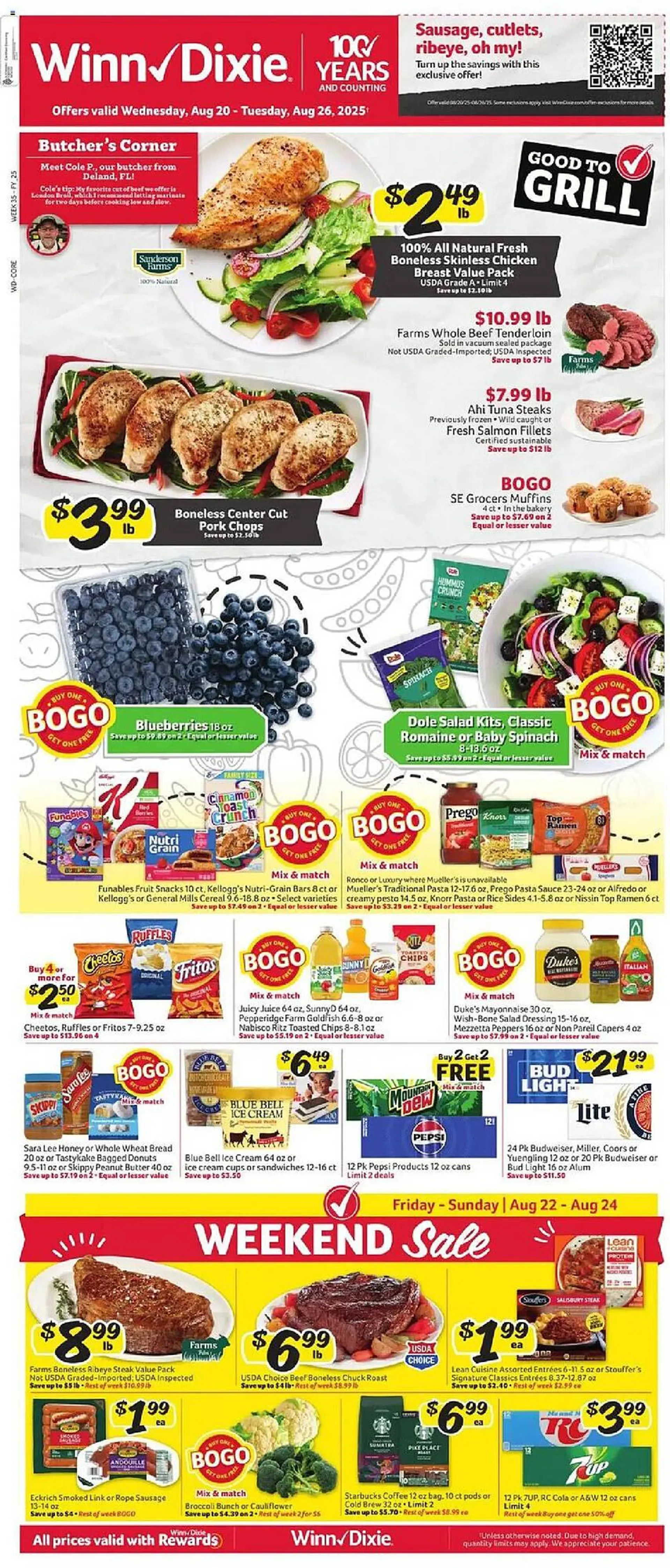 Weekly ad Winn Dixie Weekly Ad from August 20 to August 26 2025 - Page 1