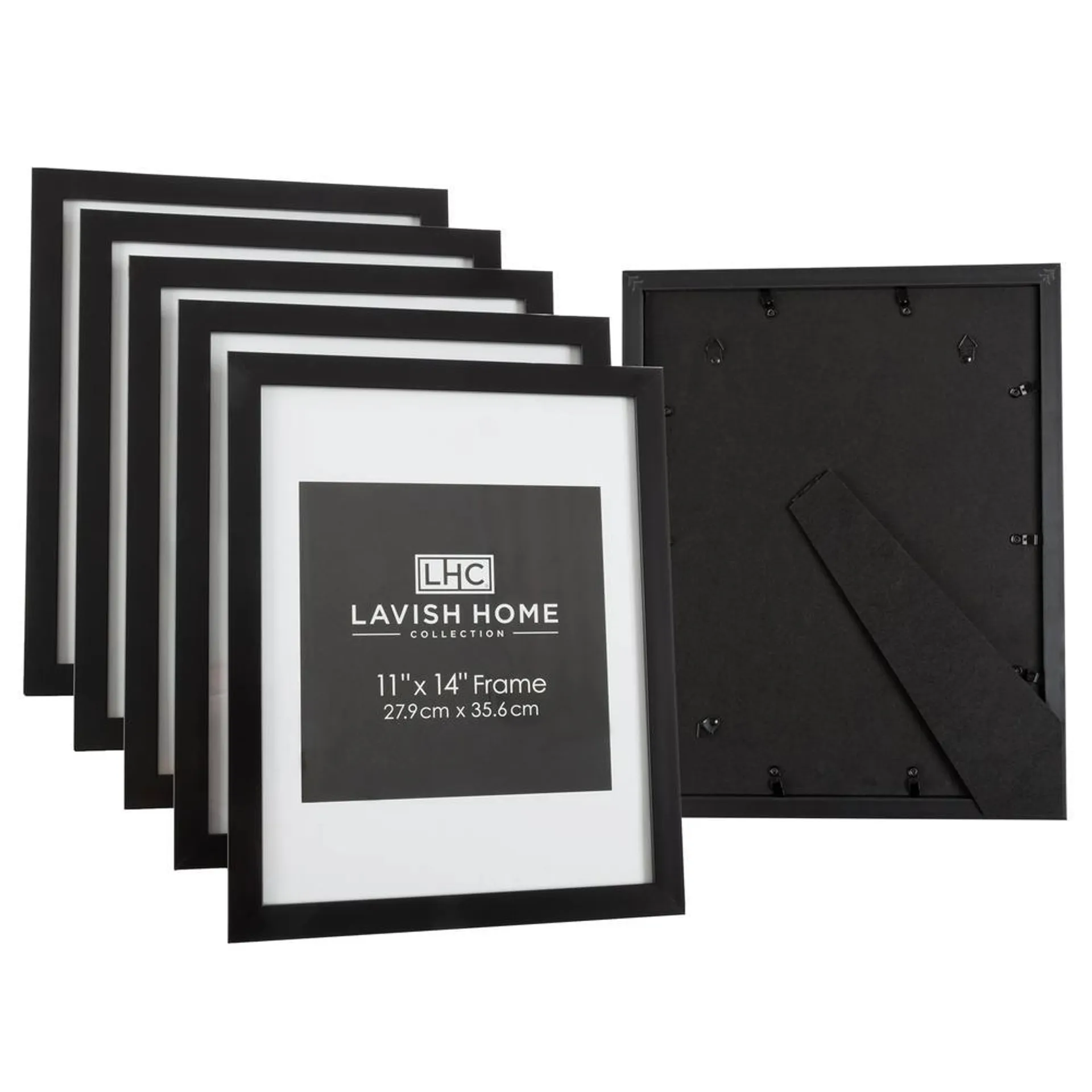 Lavish Home 11" x 14" Picture Frame - Set of 6