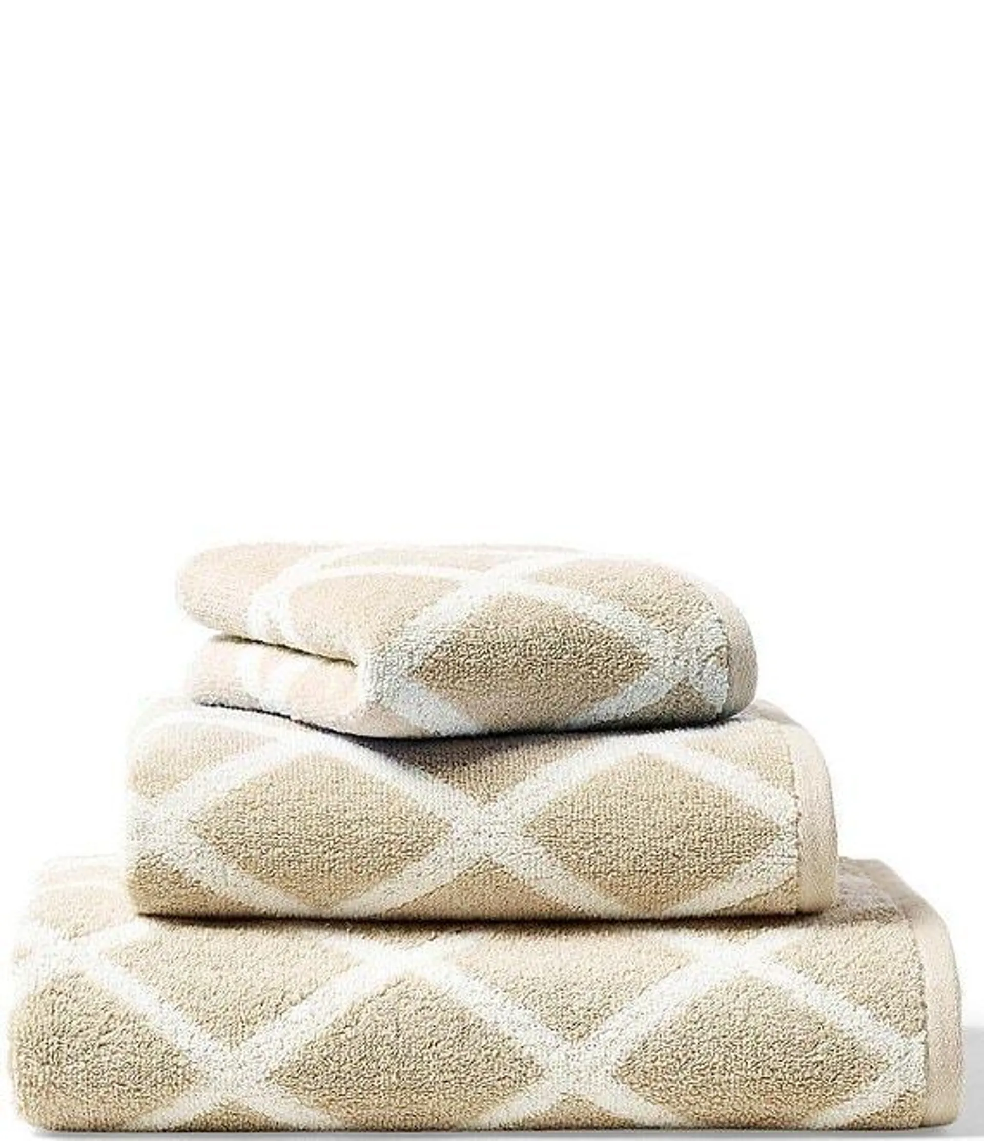 Sanders Diamond Bath Towels